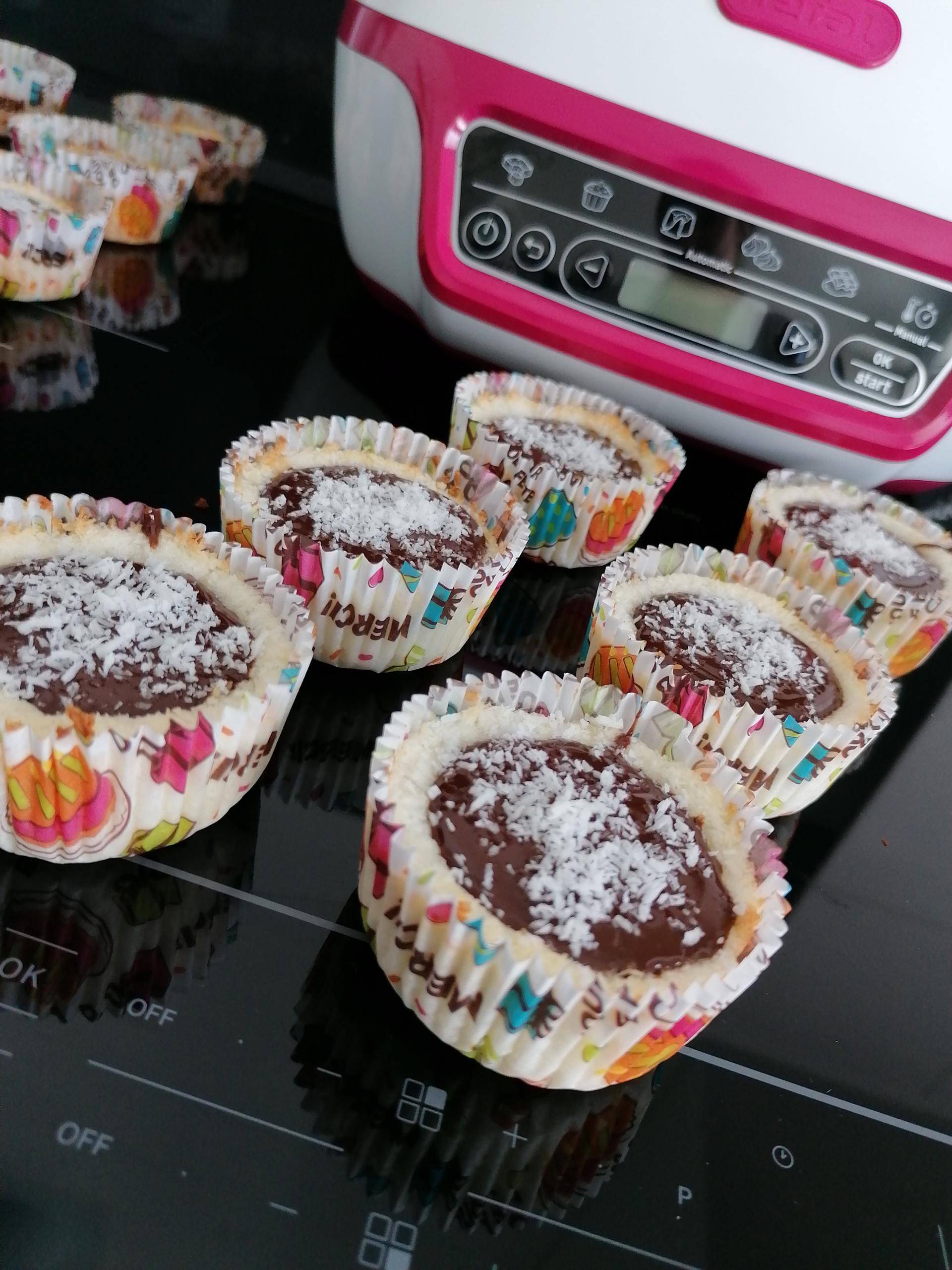 Tartelettes choco coco - Recette Cake Factory | Tefal