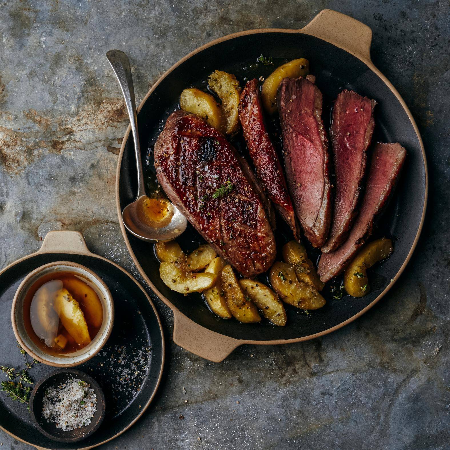 Eendenborstfilet met appel - Recepten OptiGrill 2in1 | Tefal