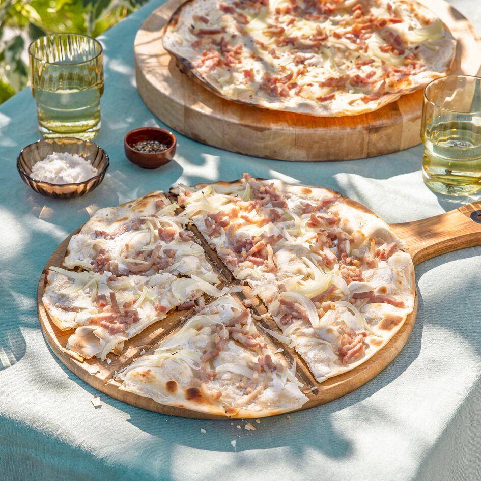Tarte flambée (Flammenkuche) - Recepten Pizza Pronto | Tefal