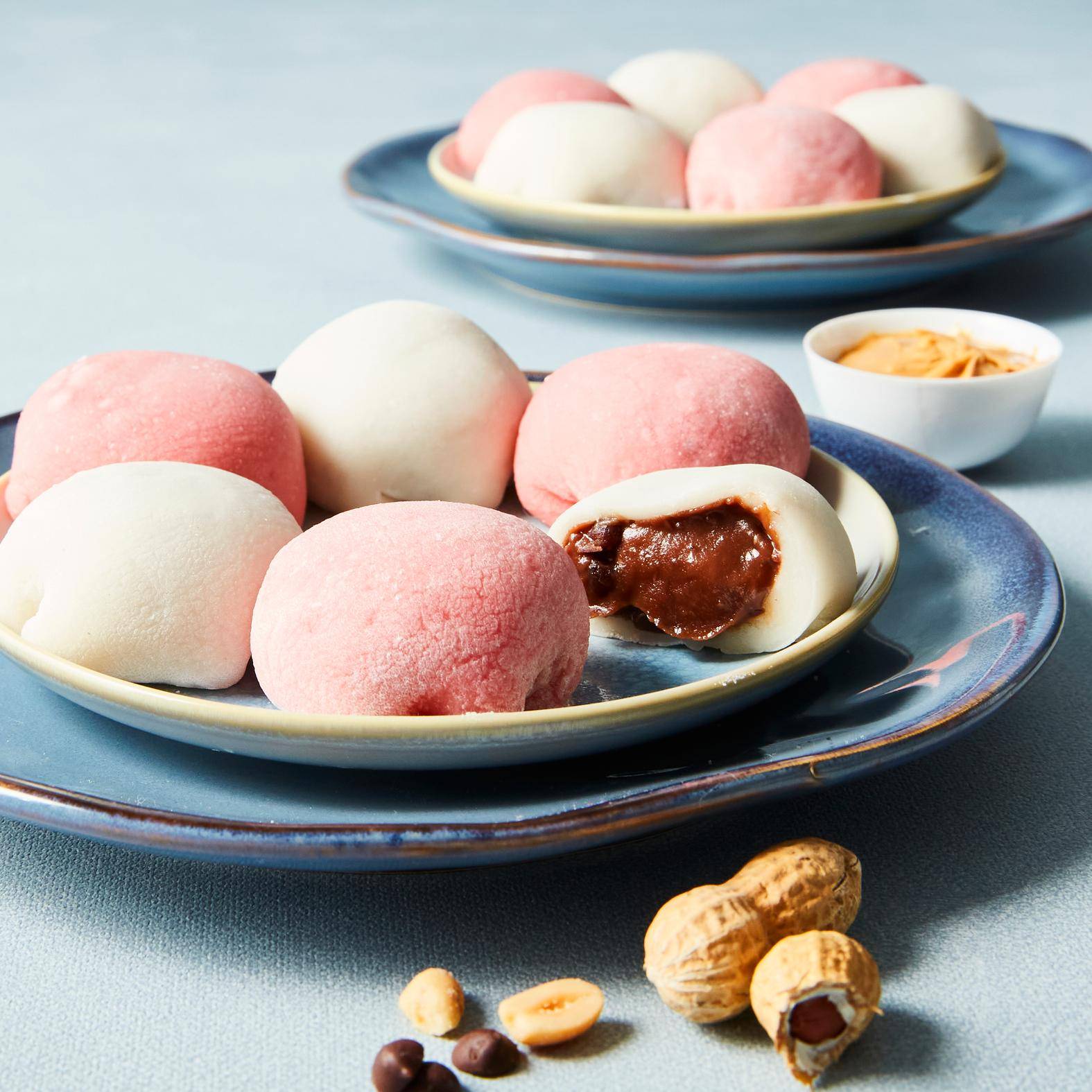 Mochi with red beans, peanuts and chocolate - Recette Companion | Tefal