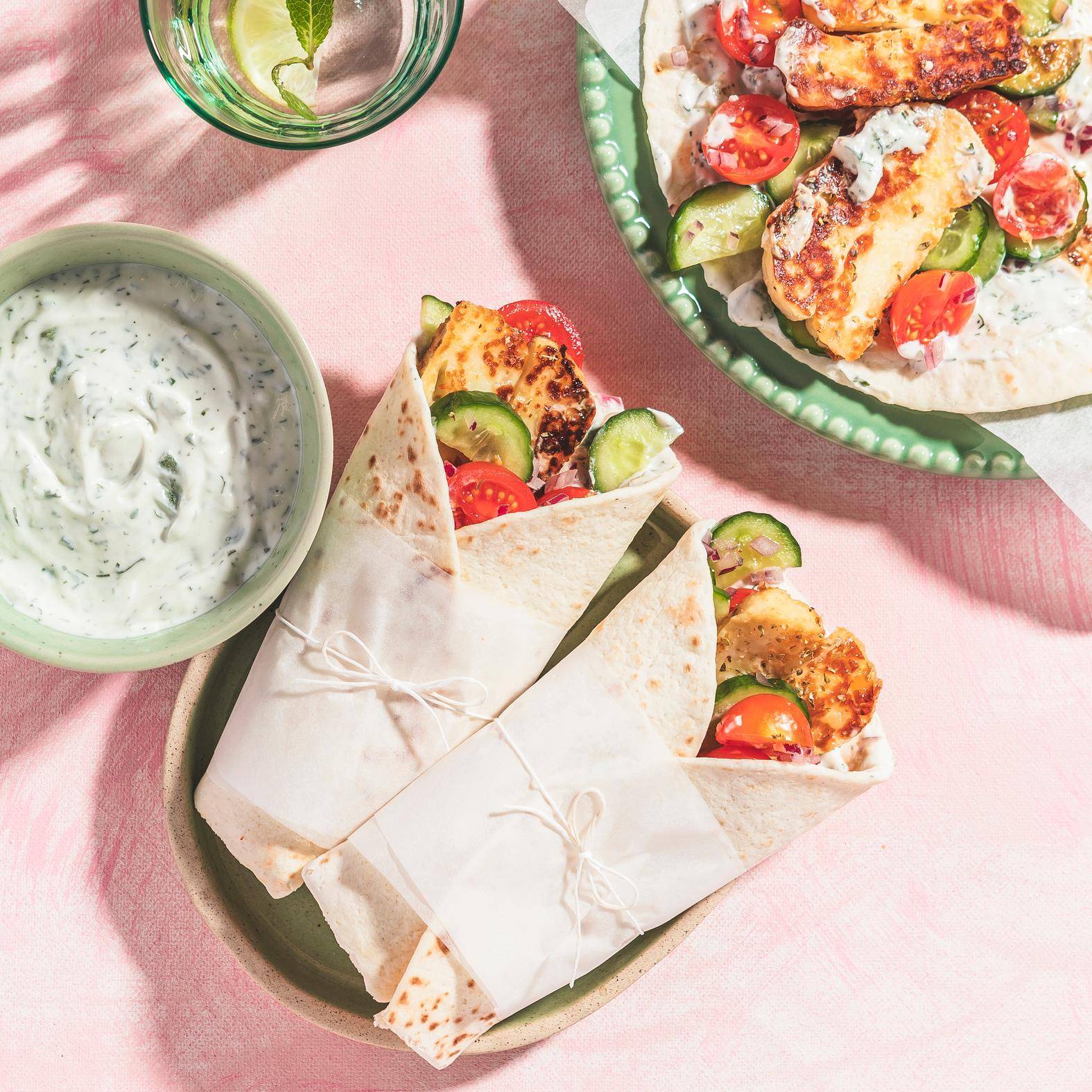 Gyros au halloumi et légumes d’été - Recette Poêles et Casseroles | Tefal