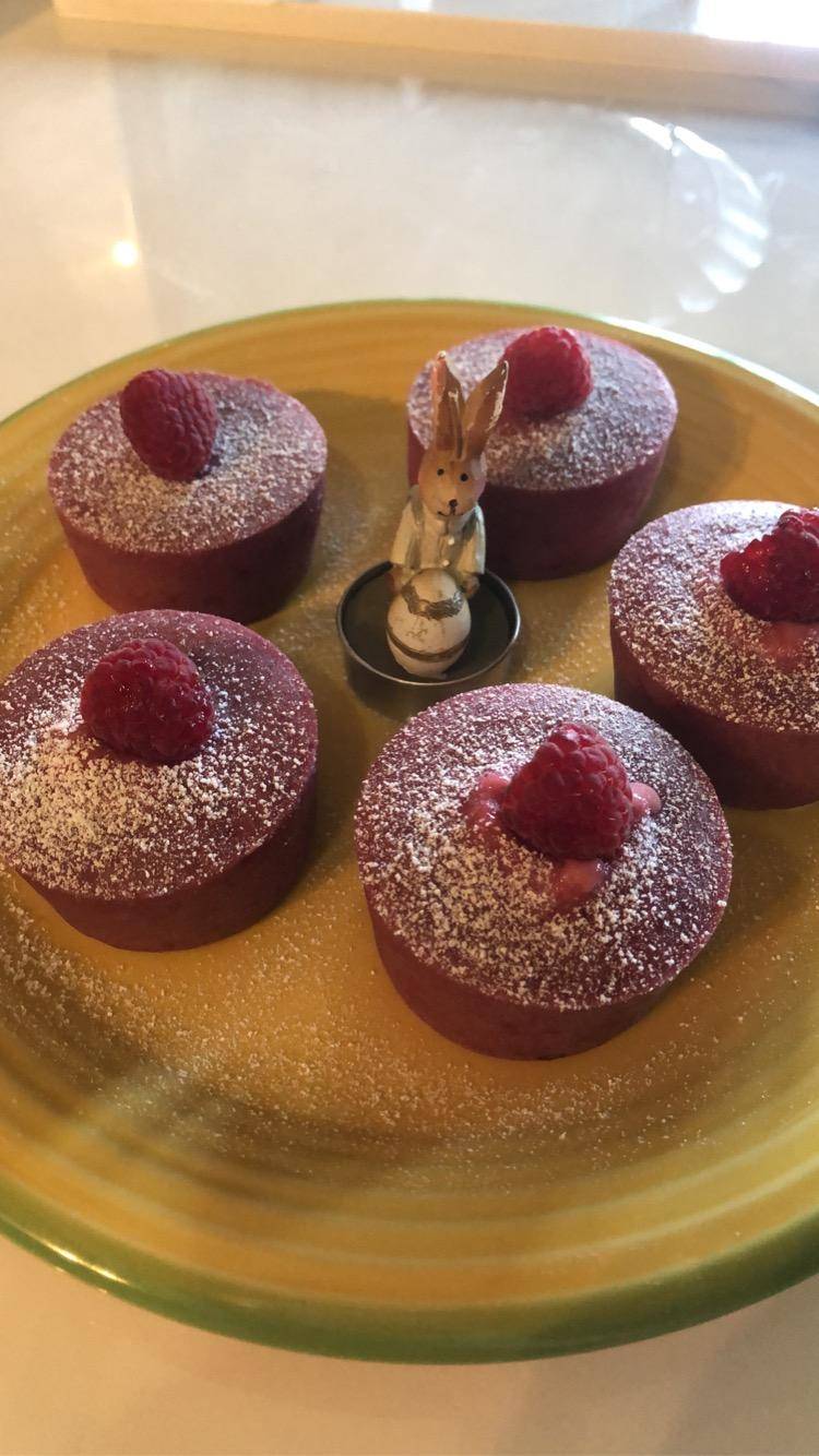 Coulant Framboise coeur chocolat blanc - Recepten Cake Factory | Tefal