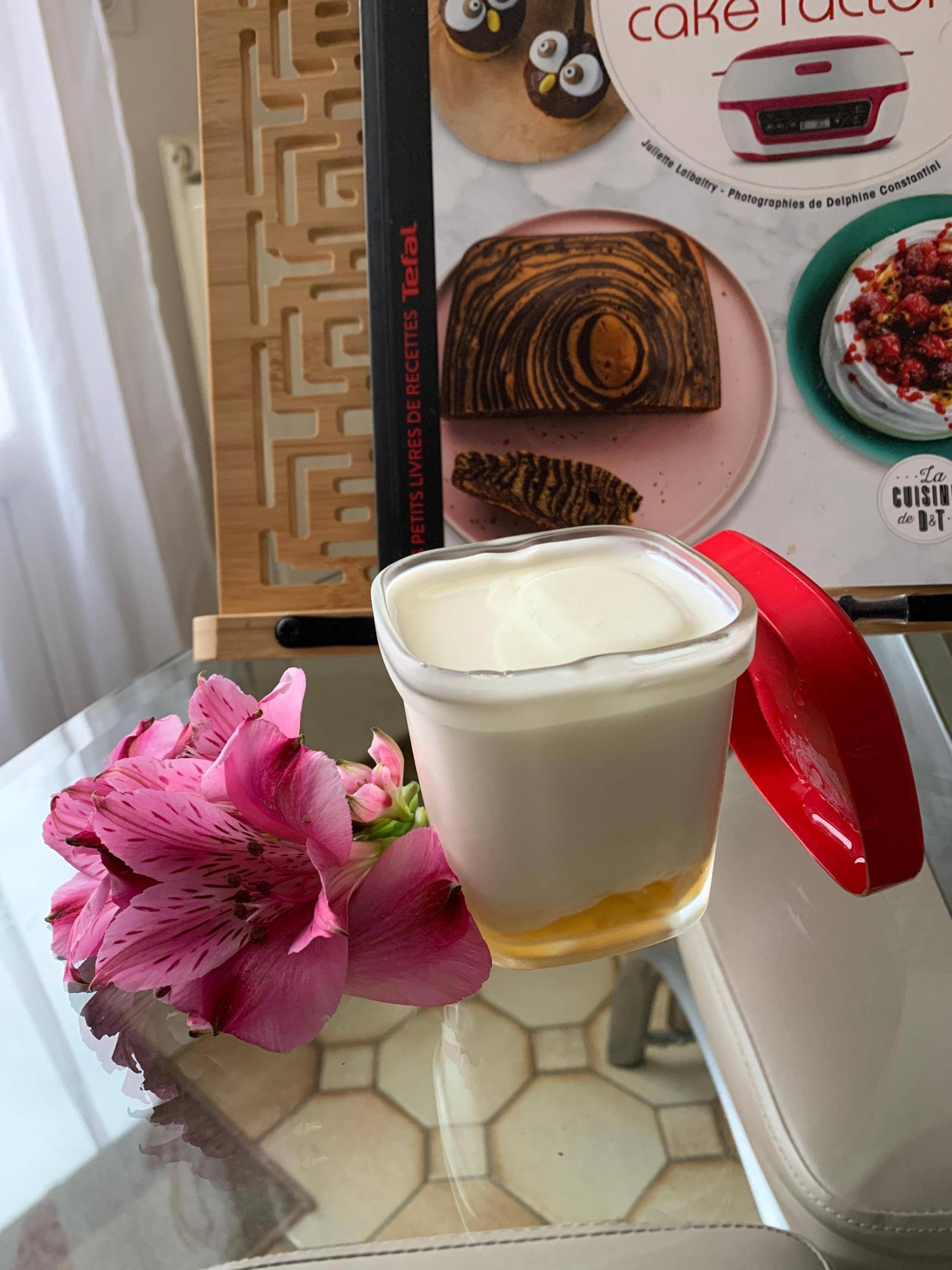 Yaourt au thé en gelée de yuzu - Recepten Cake Factory | Tefal