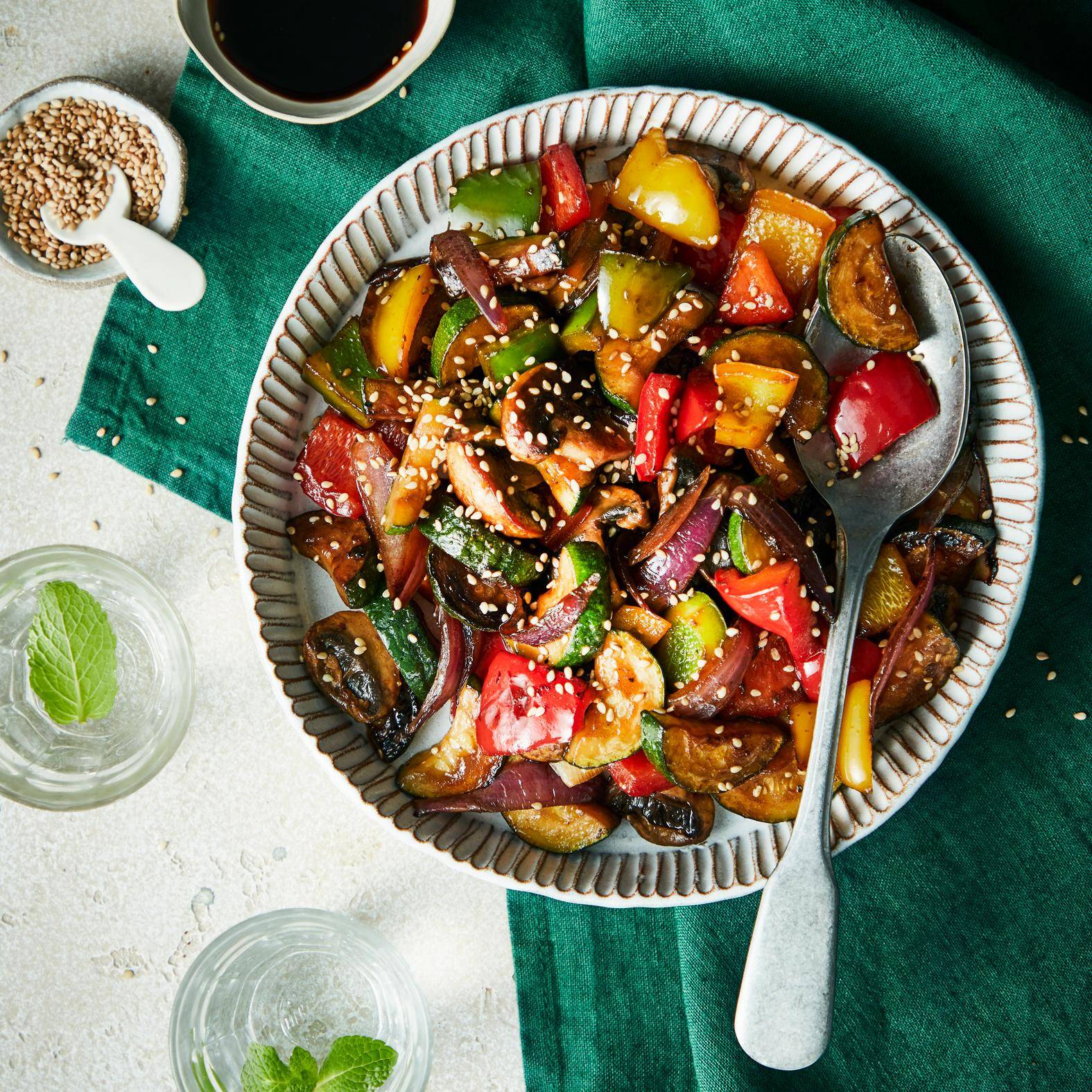 Pierrade aux légumes colorés - Recepten Raclettes fondues pierrades | Tefal