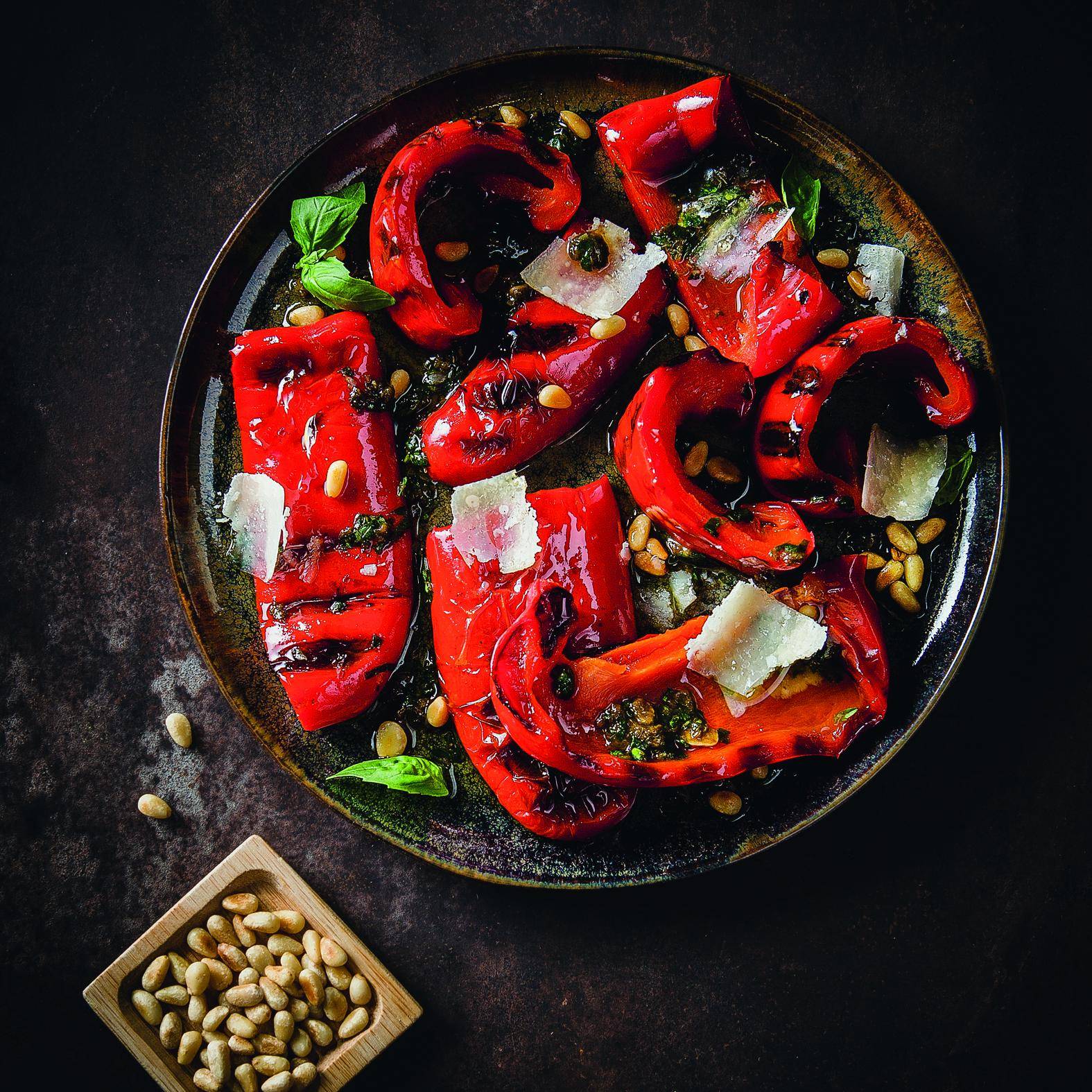 Poivrons grillés à l’italienne - Recette Optigrill Elite | Tefal