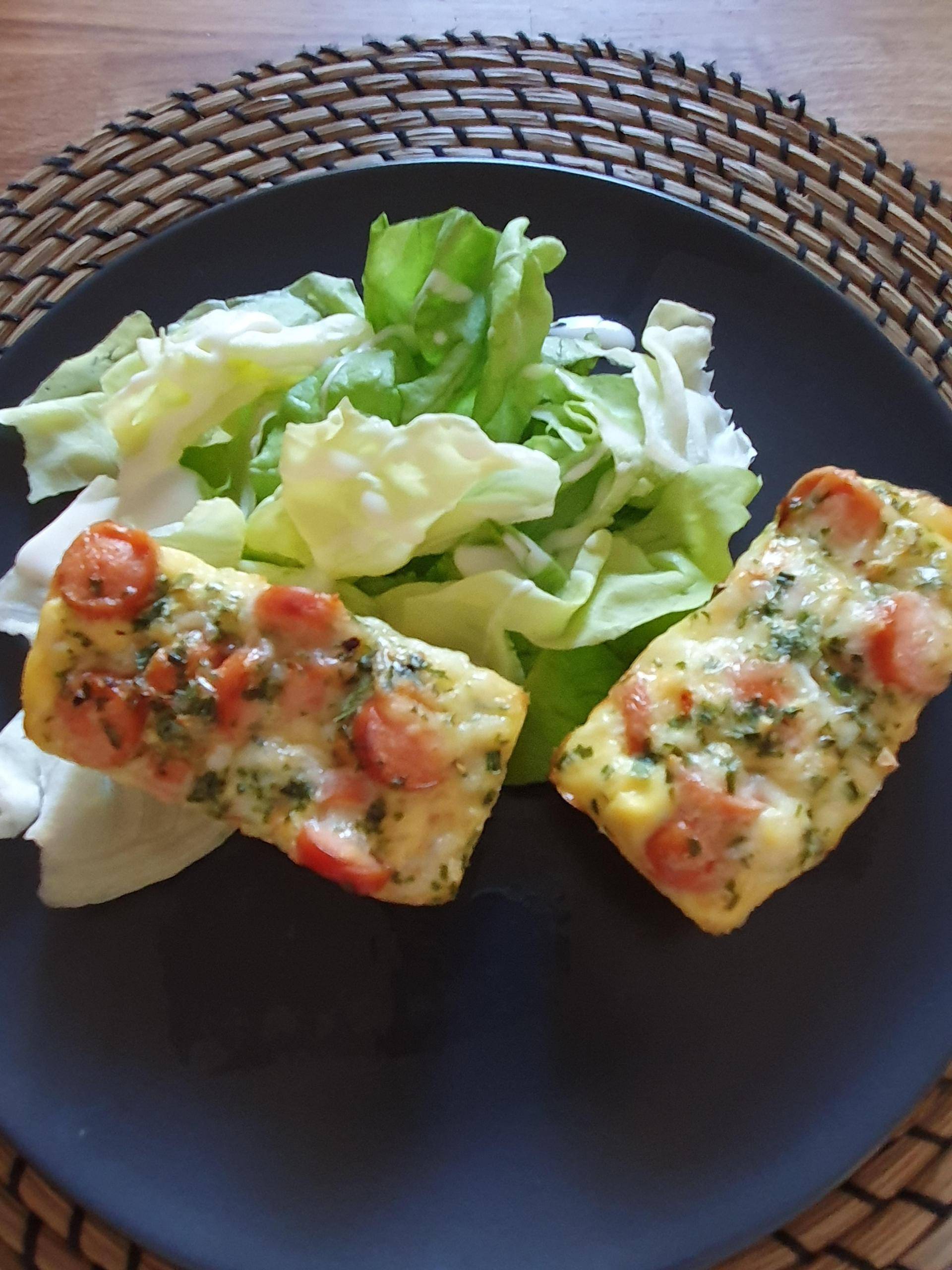 Barquettes omelettes et knackis - Recepten Cake Factory | Tefal