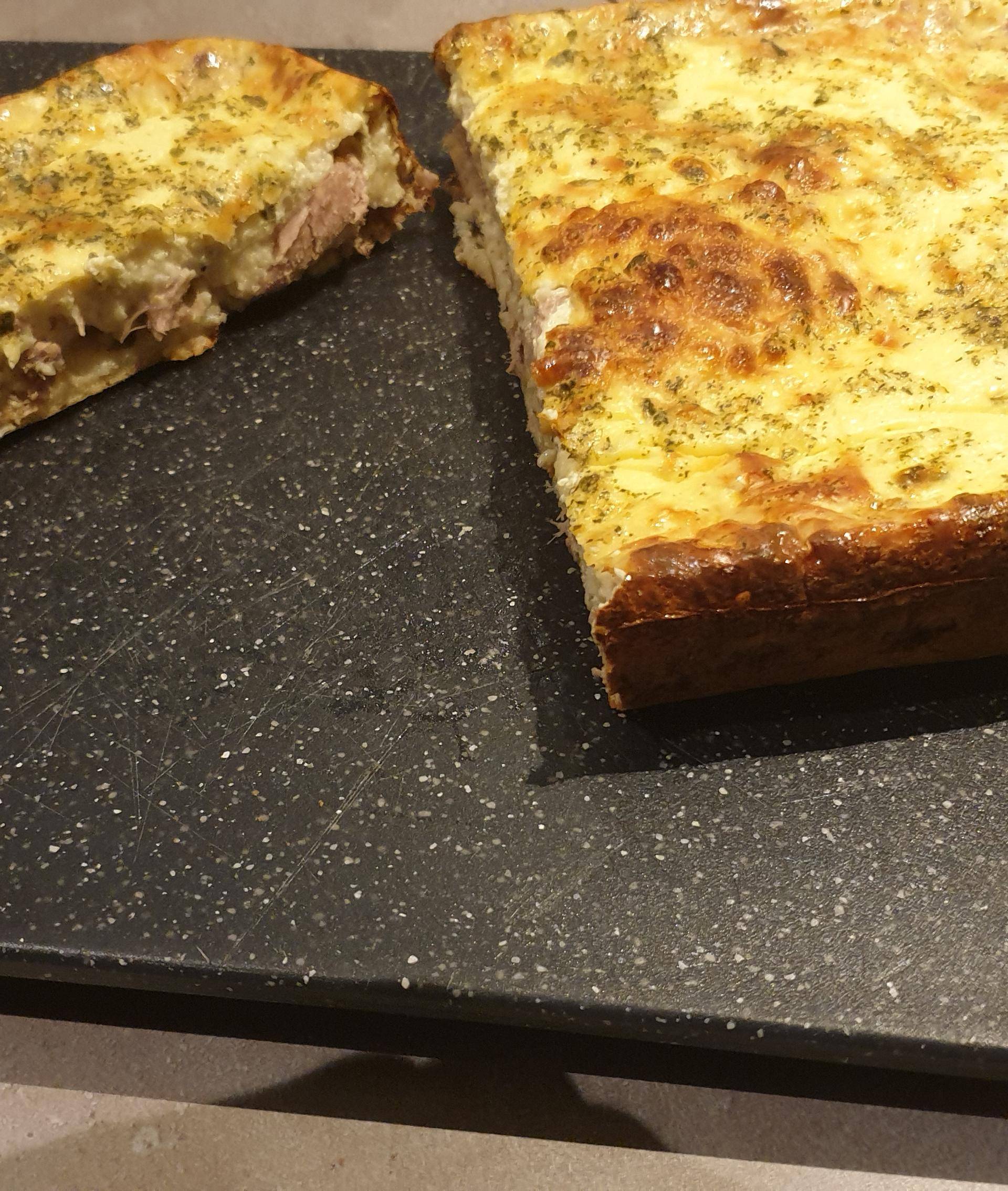Quiche au thon sans pâte - Recette Cake Factory | Tefal