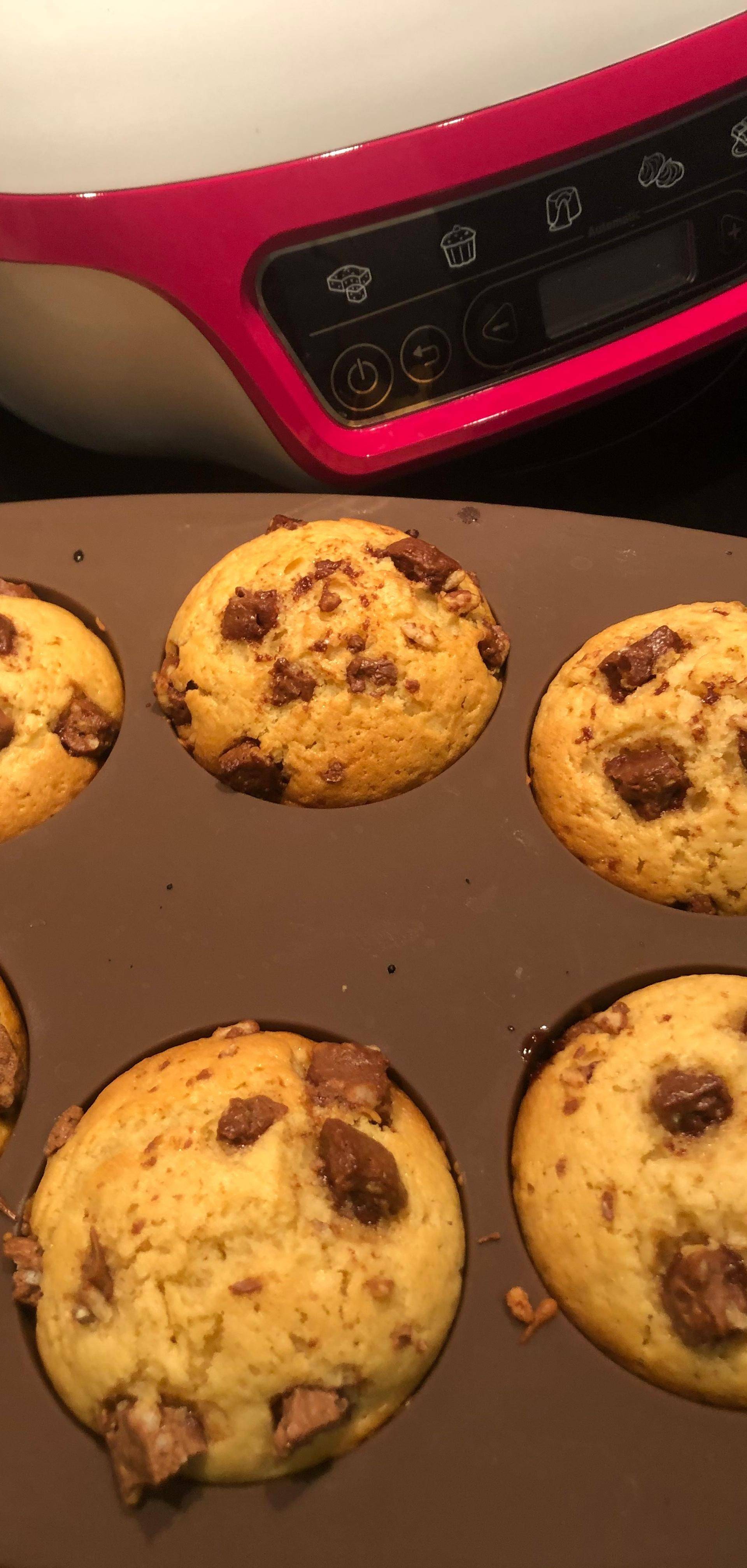 Muffin cœur Milka - Recette Cake Factory | Tefal