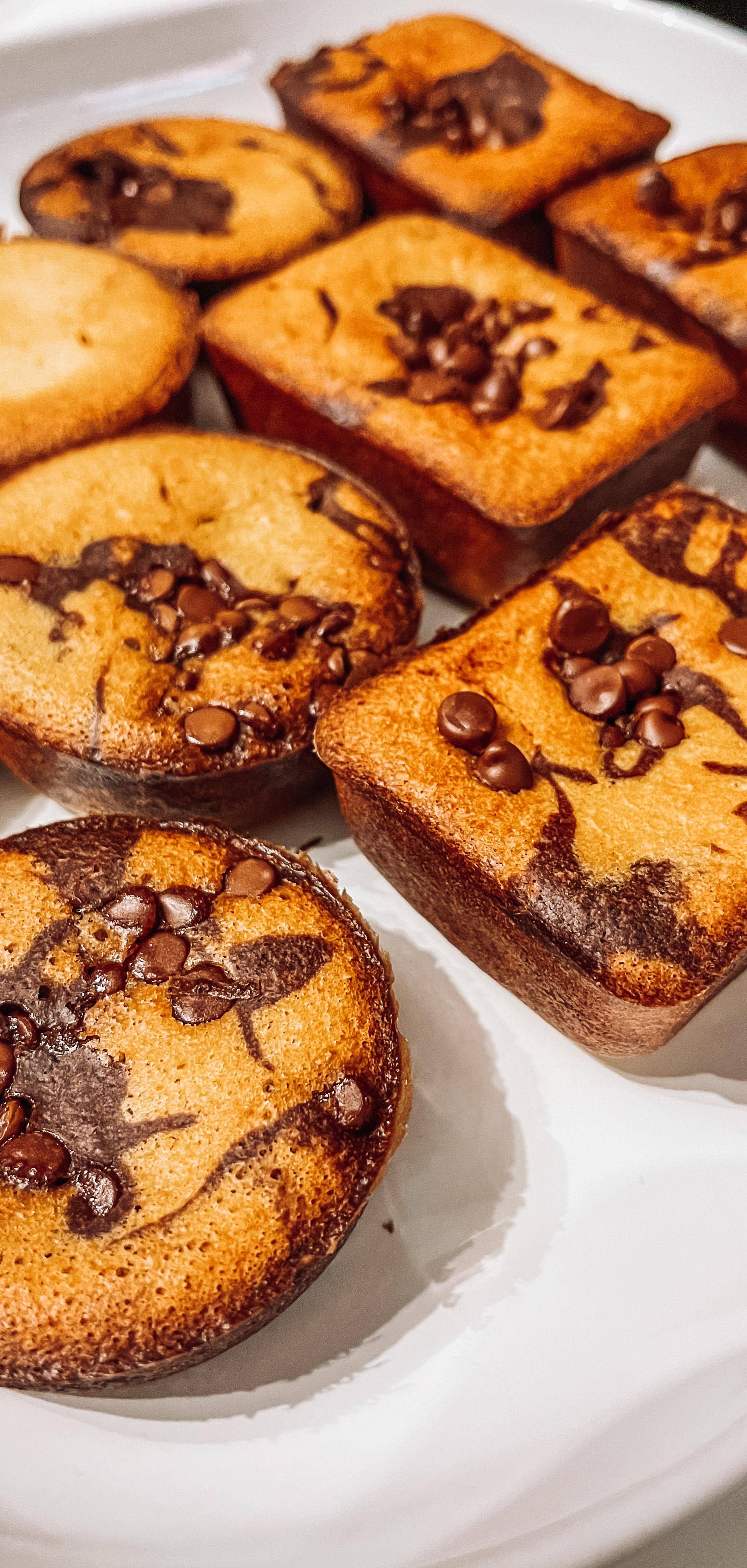 Mini gâteau healthy au pépites de chocolats (12 gâteaux individuels) - Recette Cake Factory Délices | Tefal