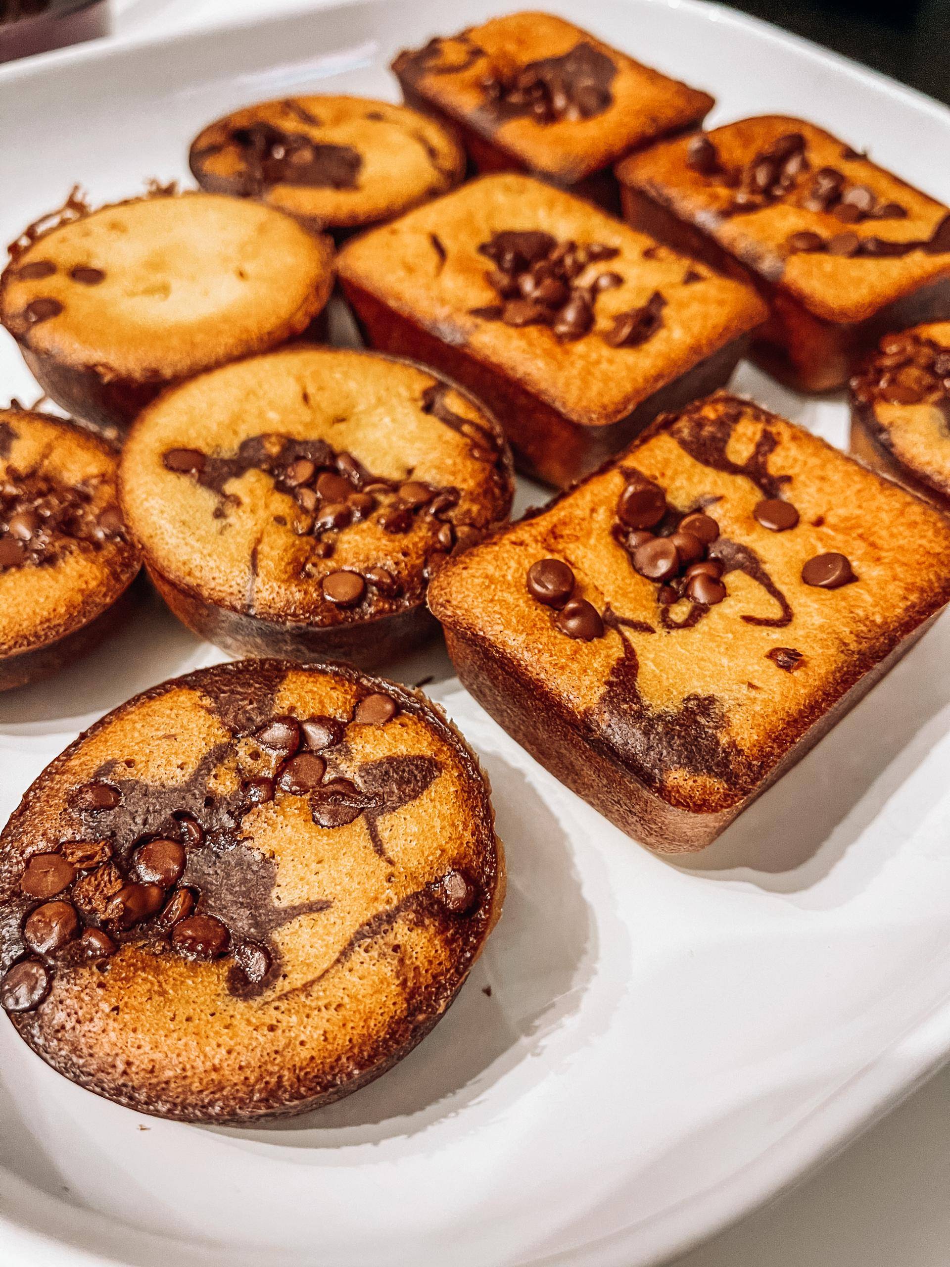 Mini gâteau healthy au pépites de chocolats (12 gâteaux individuels) - Recette Cake Factory Délices | Tefal