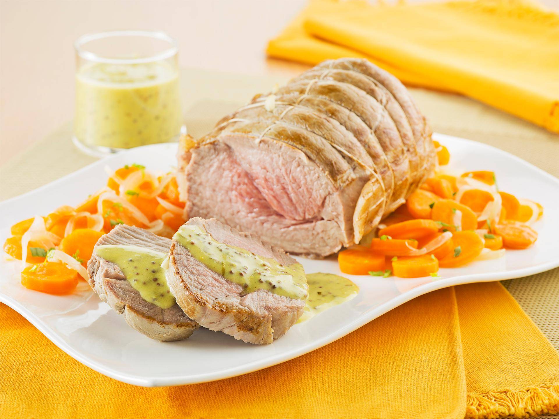 Rôti de veau aux 3 moutardes - Recepten undefined | Tefal