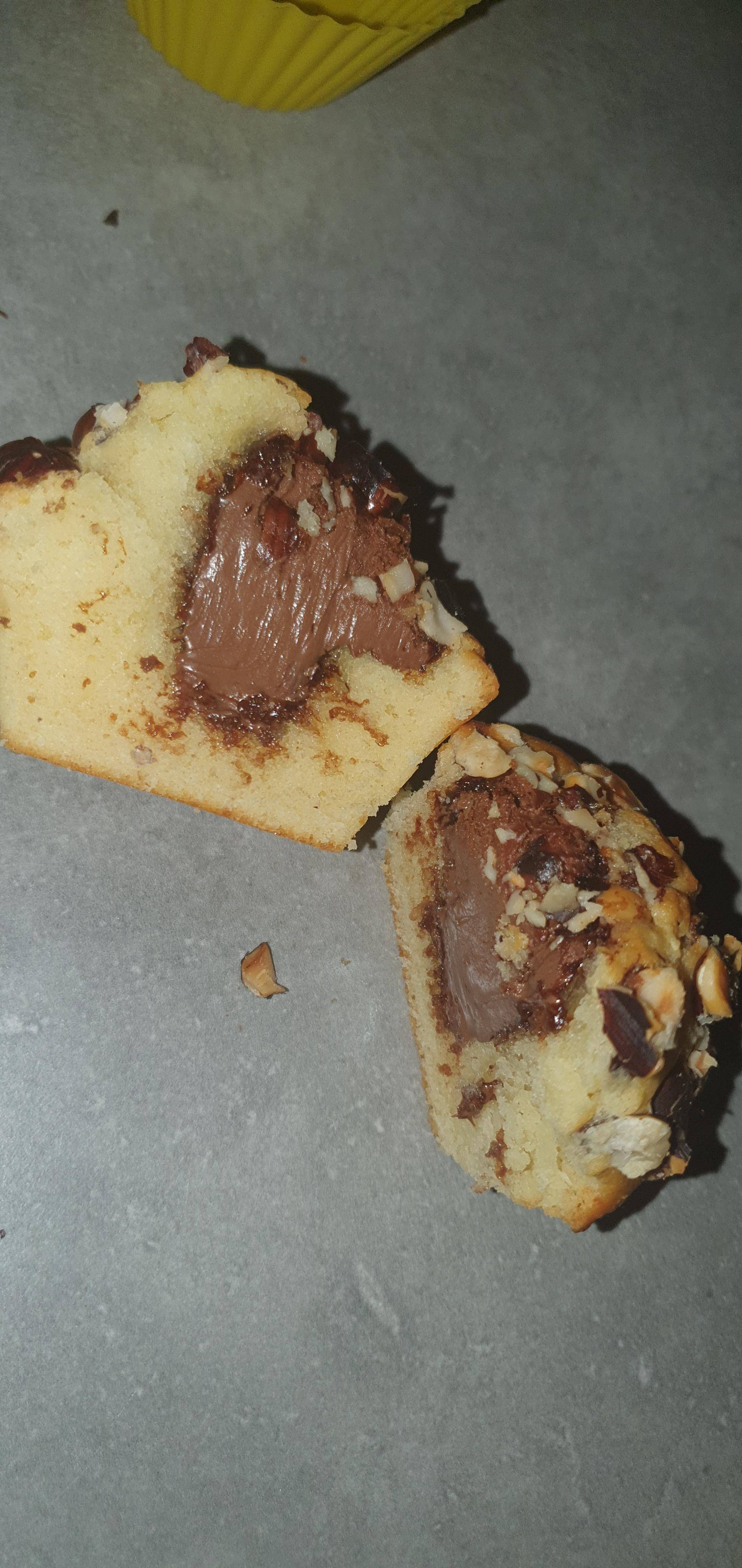 muffins noisette cœur Nutella - Recette Cake Factory | Tefal