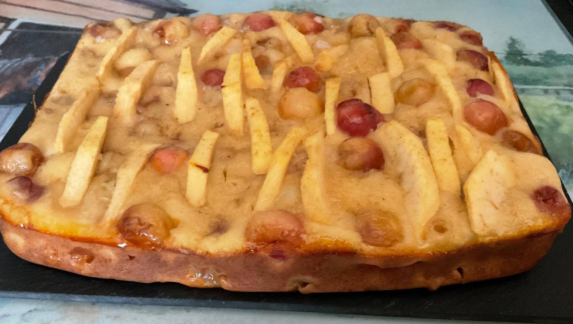 Clafoutis pommes cerises - Recepten Cake Factory | Tefal