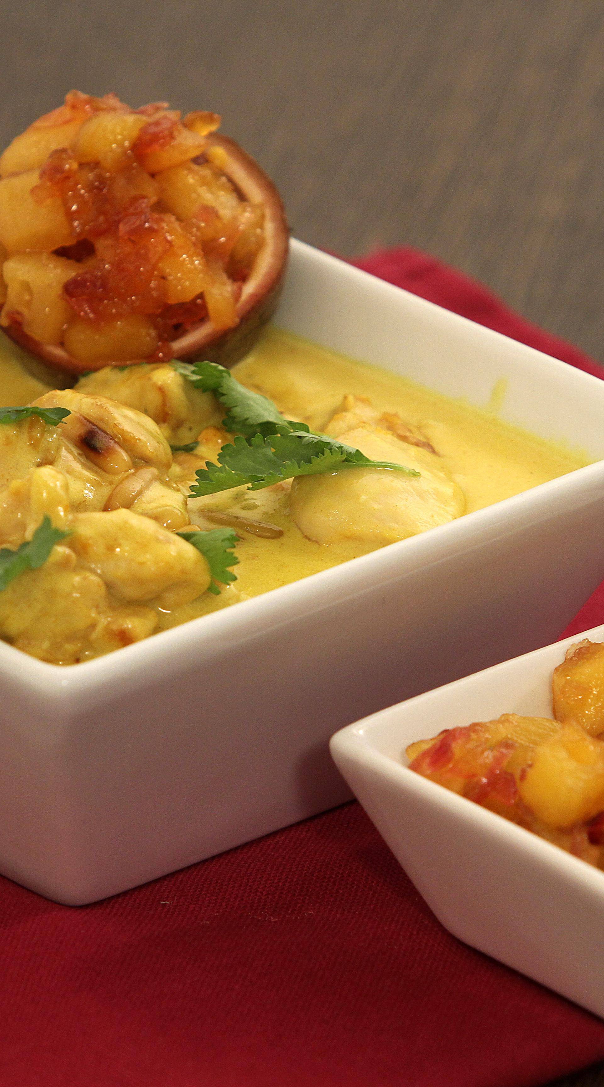 Curry de volaille aux fruits exotiques - Recette Balance de cuisine | Tefal