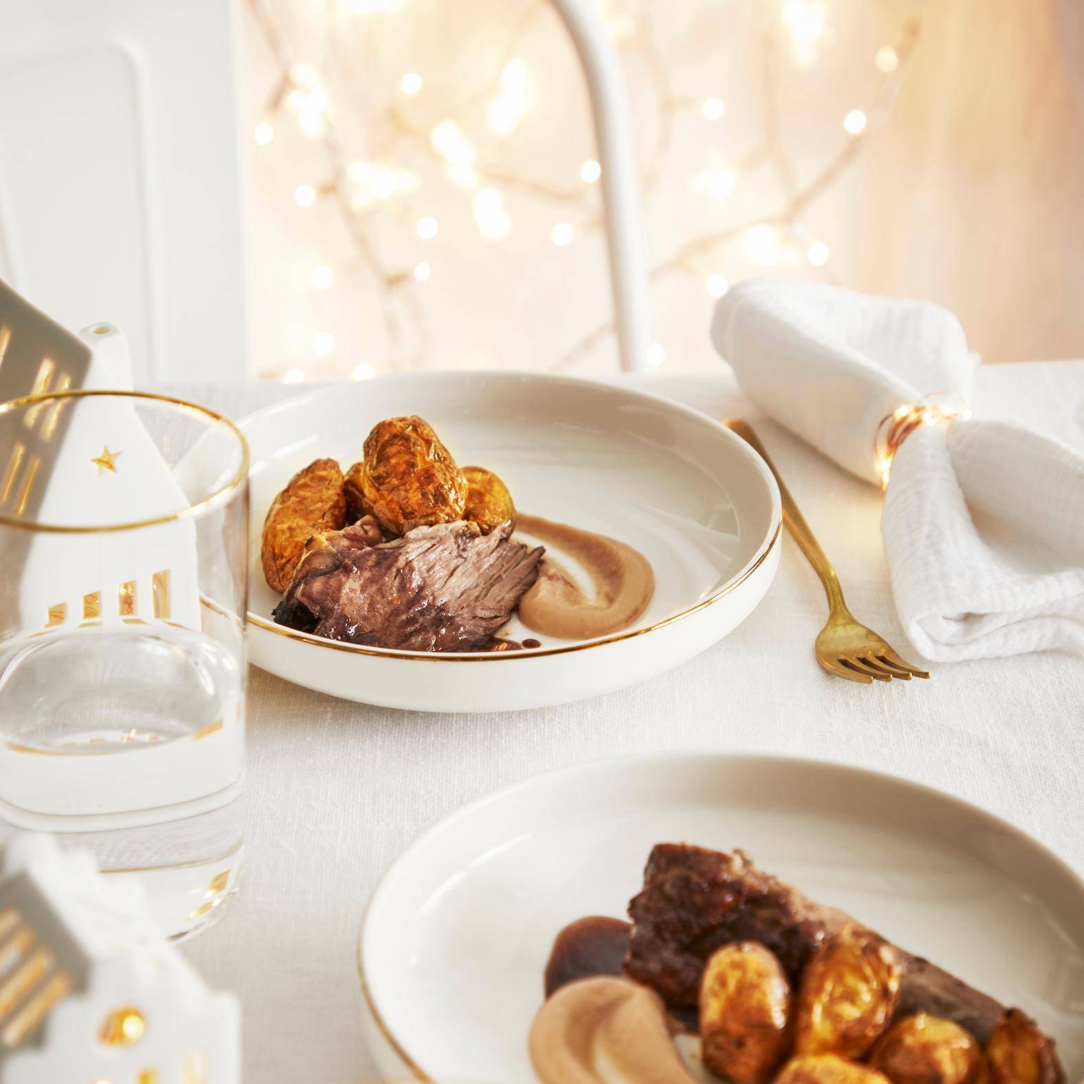 Cordero asado (épaule d'agneau confite, aïoli de coing) - Recette Poêles et Casseroles | Tefal