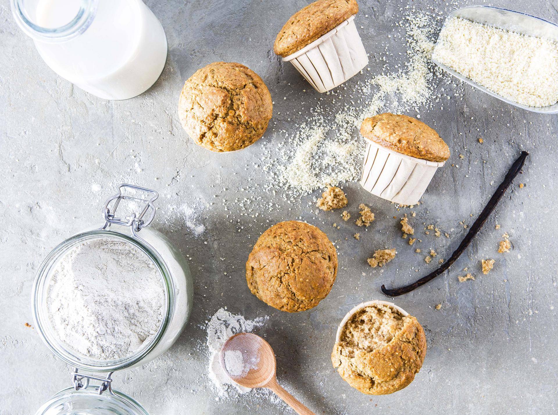 Muffins à la vanille vegan - Recepten Cake Factory | Tefal