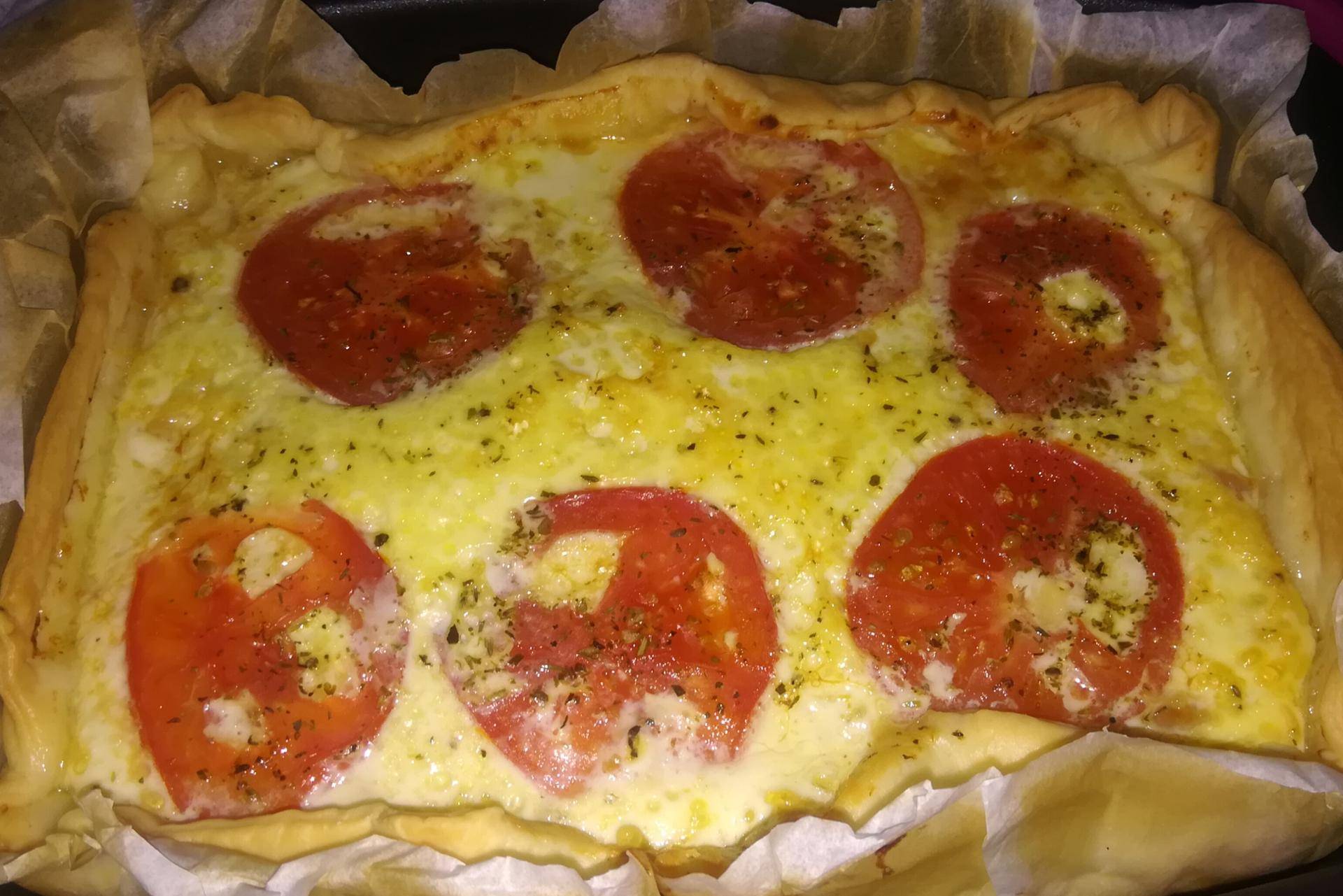 Quiche lardons tomates et herbes de Provence - Recepten Cake Factory | Tefal