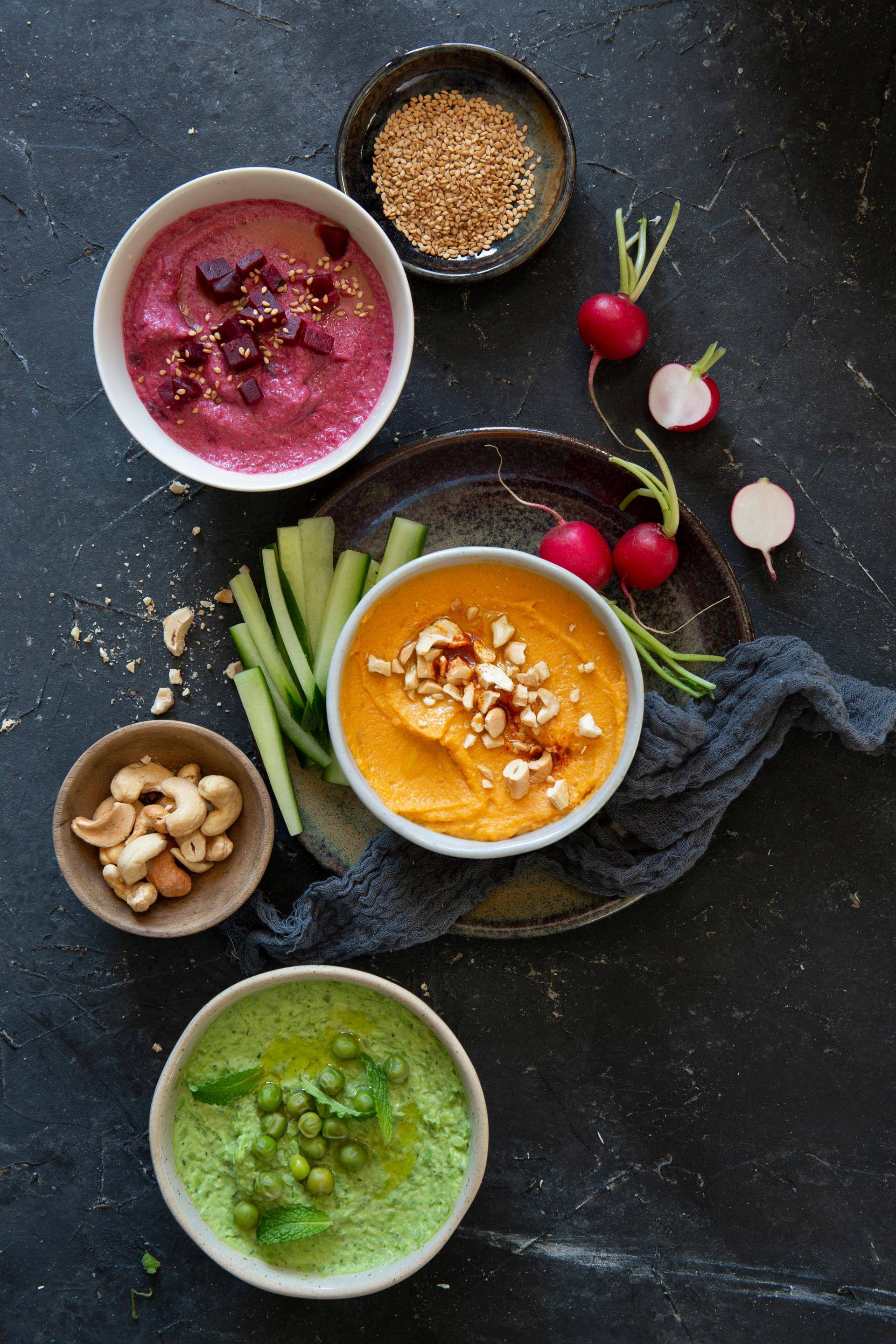 Trio de dips de légumes - Recepten undefined | Tefal