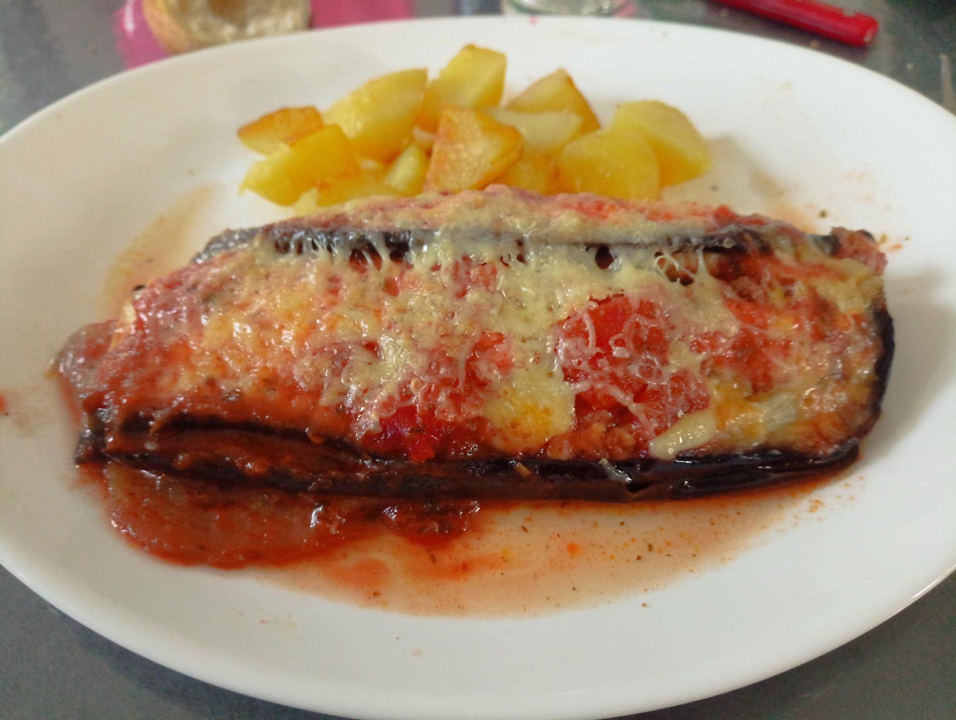 Lasagnes d'aubergines aux tomates concassées - Recepten Cake Factory | Tefal