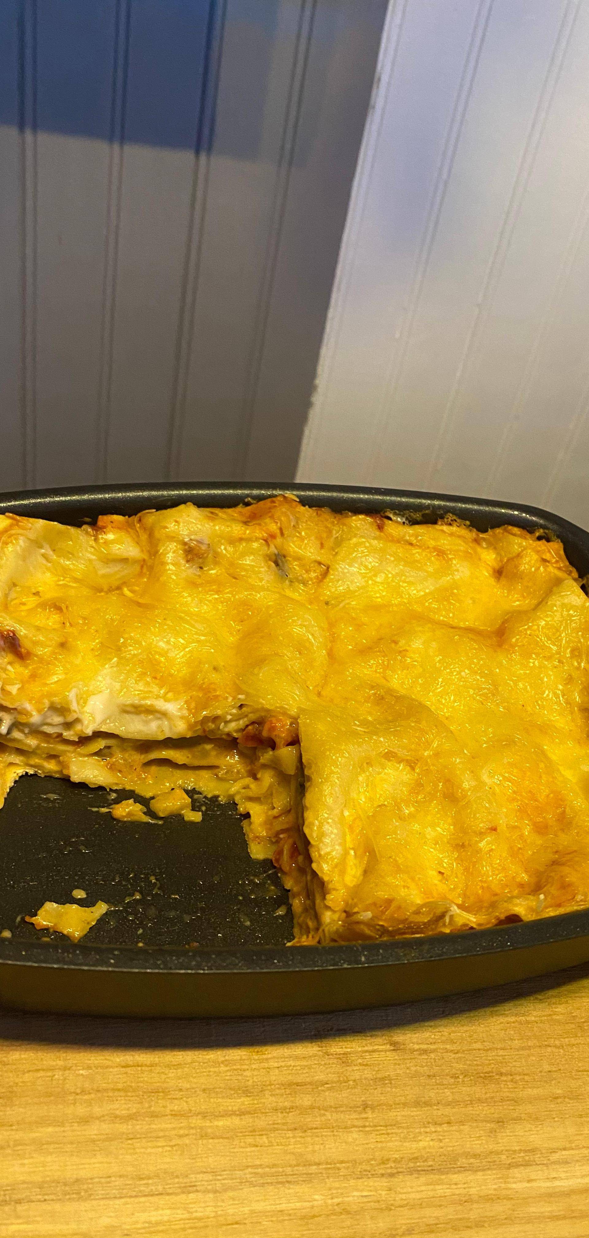 Lasagnes poulet et légumes - Recette Cake Factory | Tefal