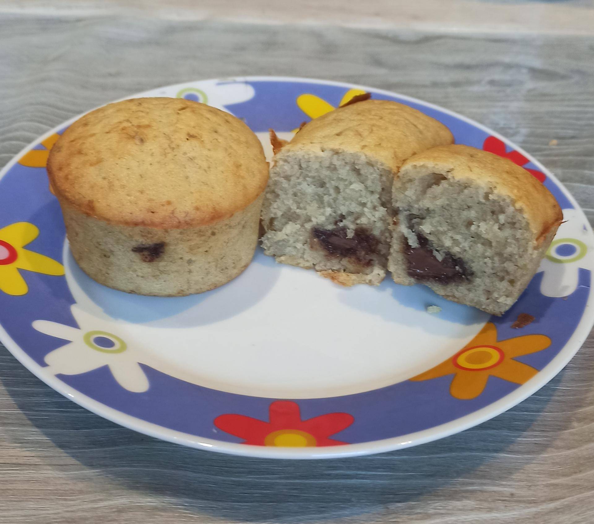 Muffins banane chocolat - Recepten Cake Factory | Tefal