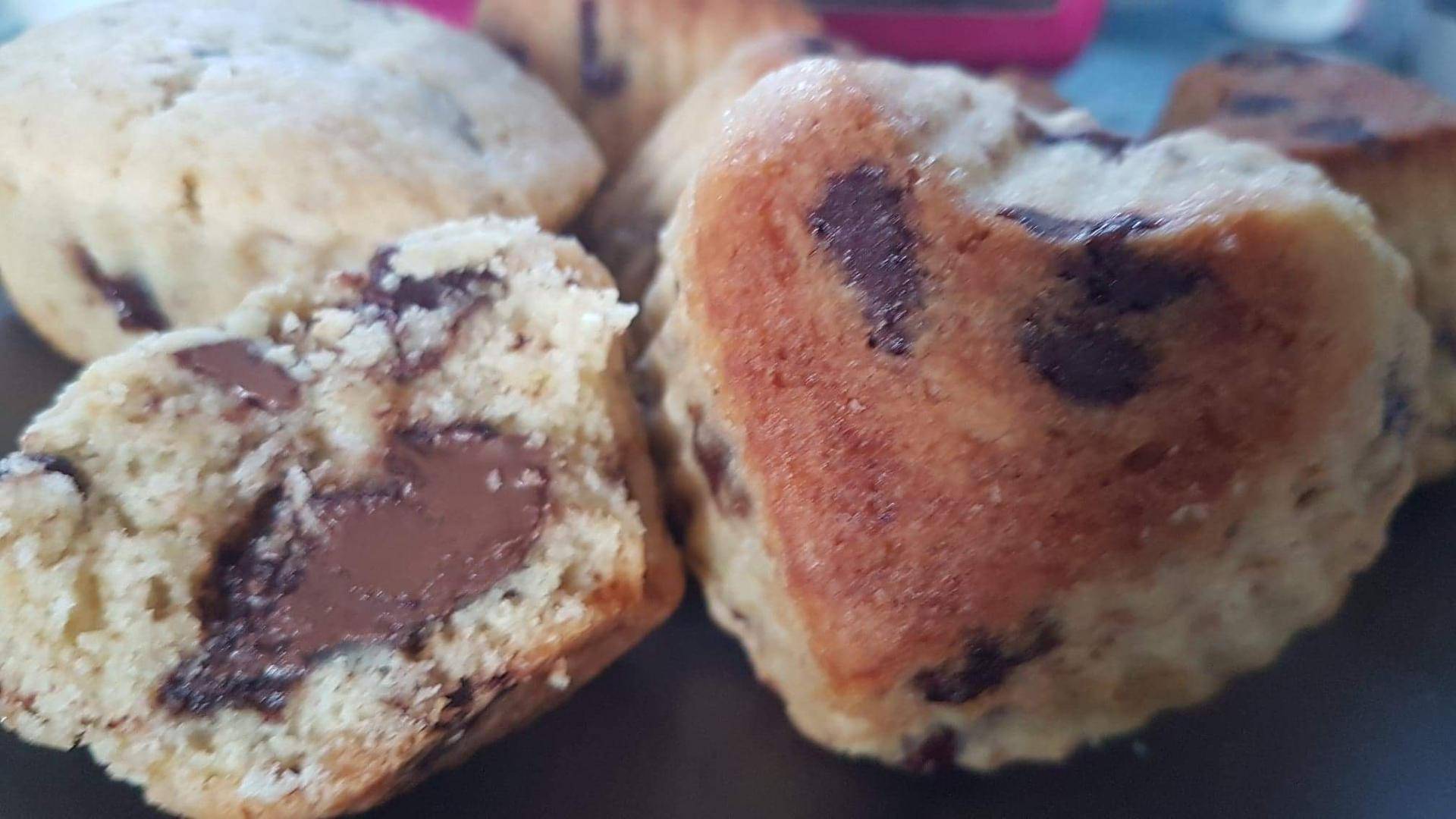 Cookies CŒUR ❤️ cœur fondant nutella et pépites - Recette Cake Factory | Tefal