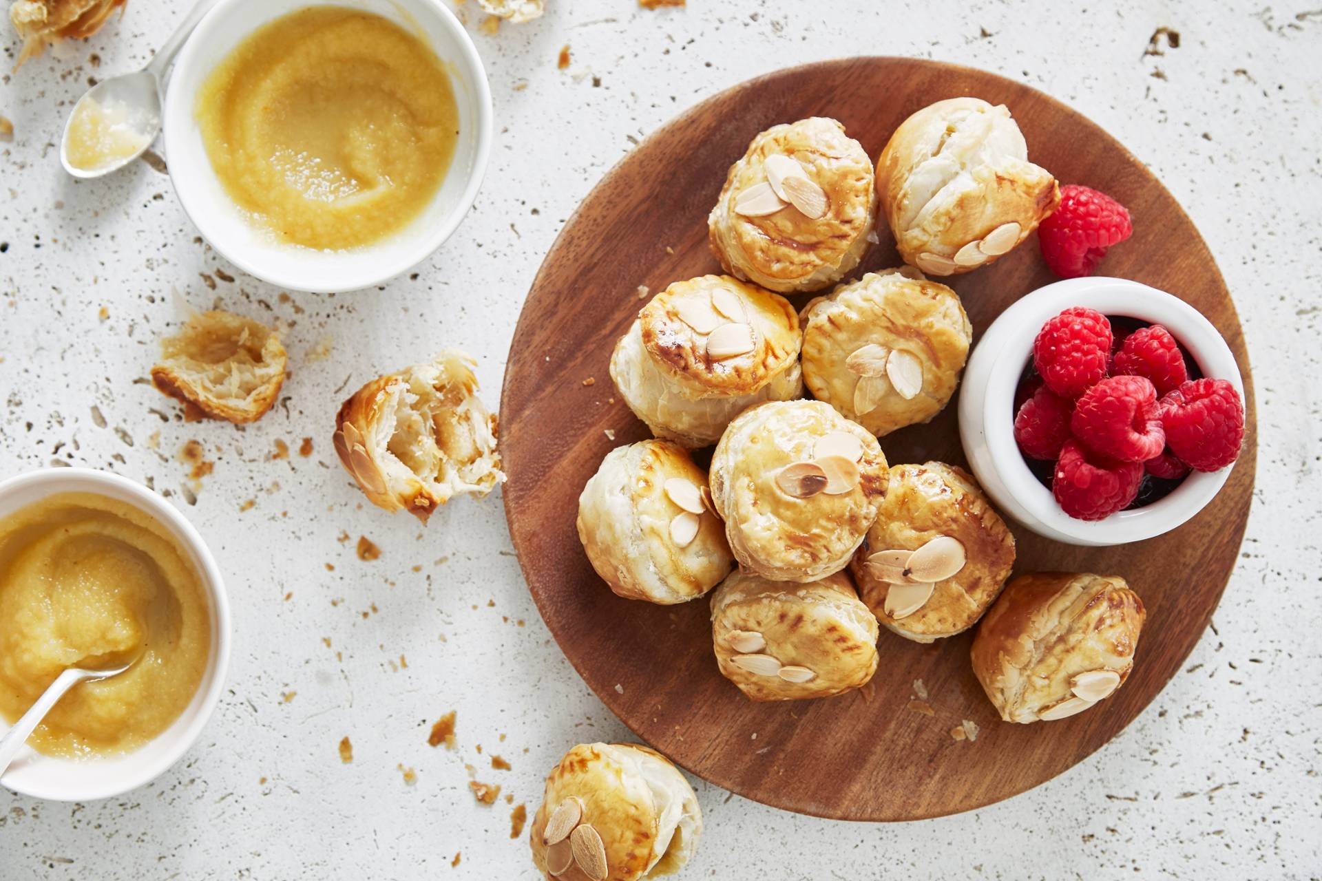 Mini chaussons aux pommes et aux amandes - Recette Cake Factory | Tefal