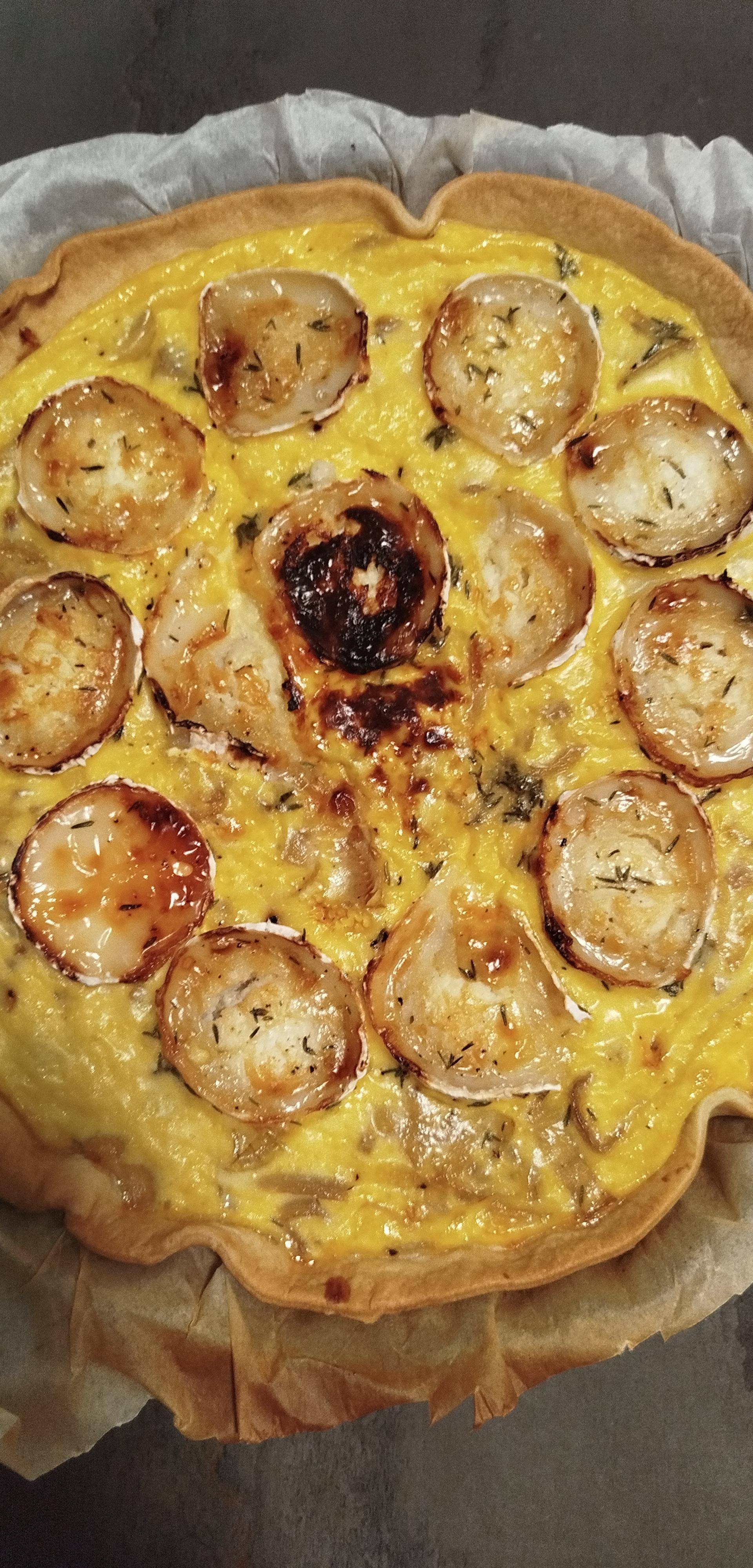 Tarte chèvre oignons et touche de miel - Recette Cake Factory Infinity | Tefal