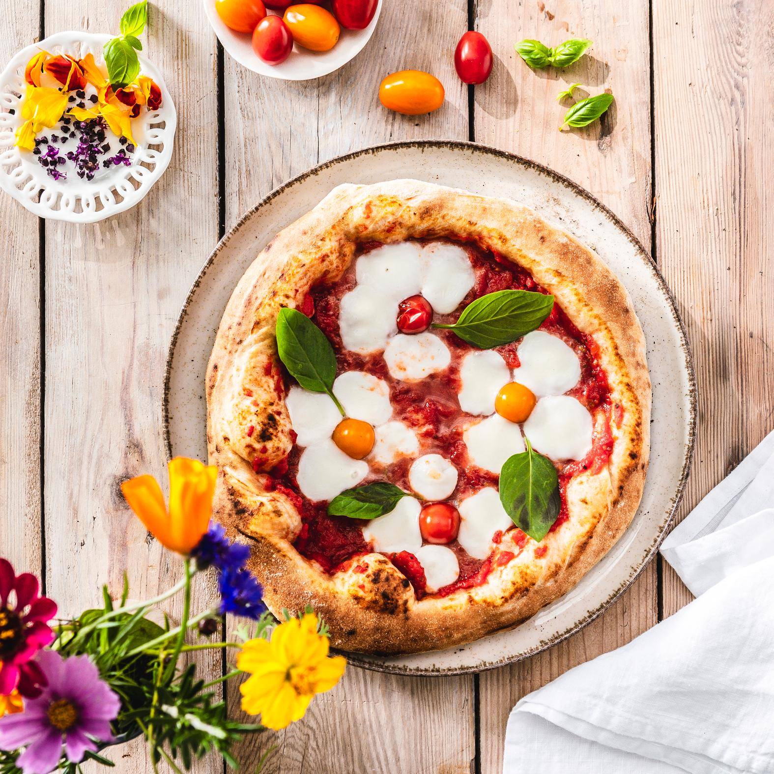 Pizza veggie fleur - Recette Pizza Pronto | Tefal
