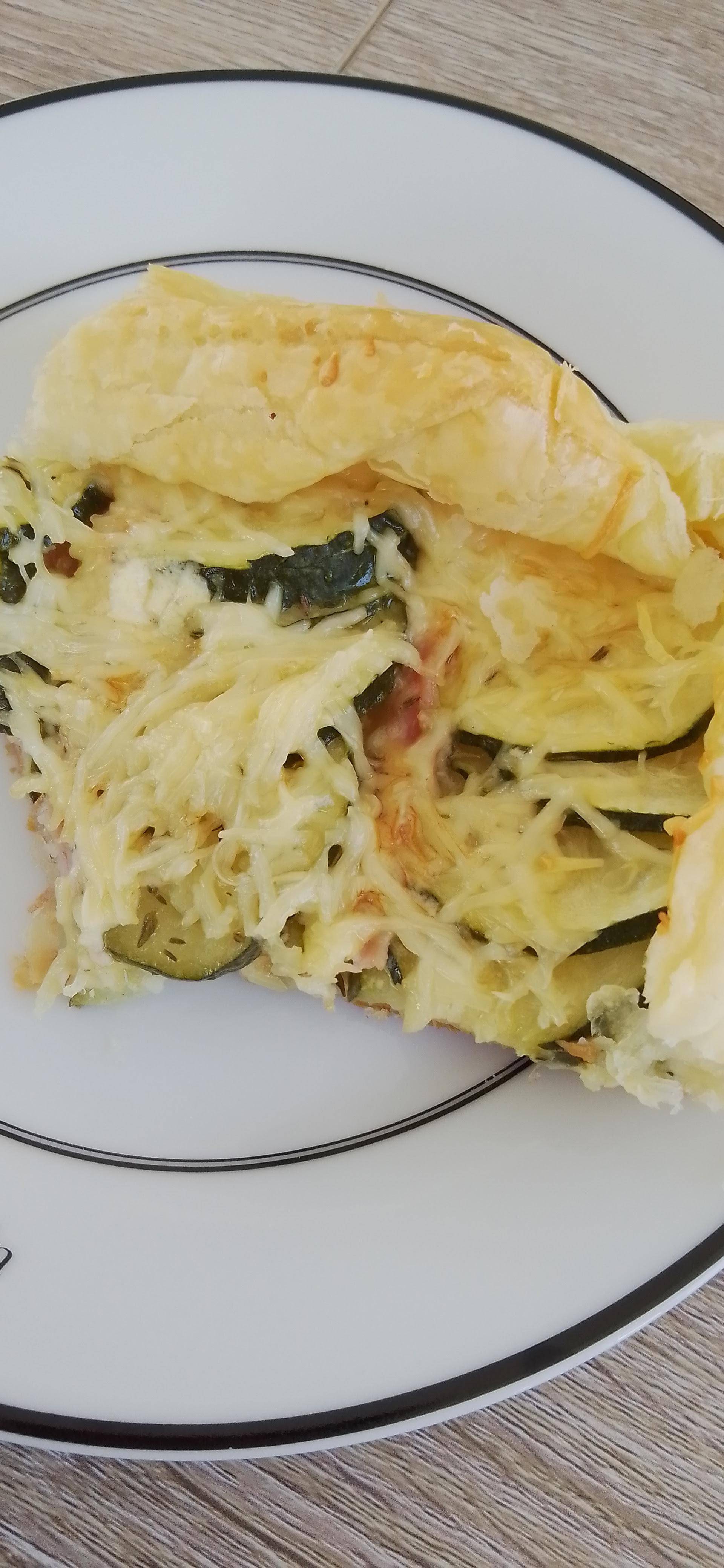 Tarte courgette jambon facile - Recette Cake Factory | Tefal