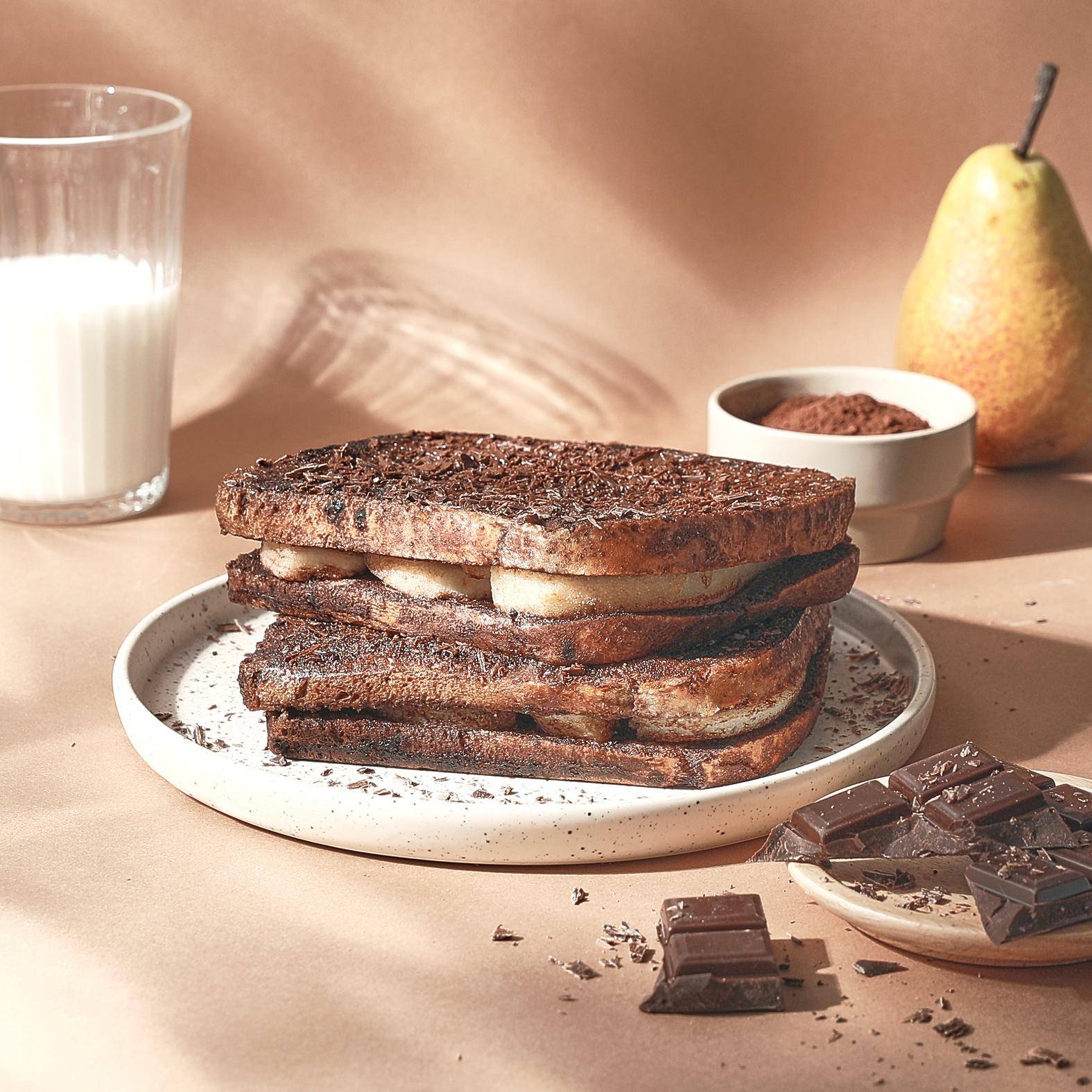 Moelleux perdu aux poires et chocolat - Recette Snack Collection MECHANICAL | Tefal