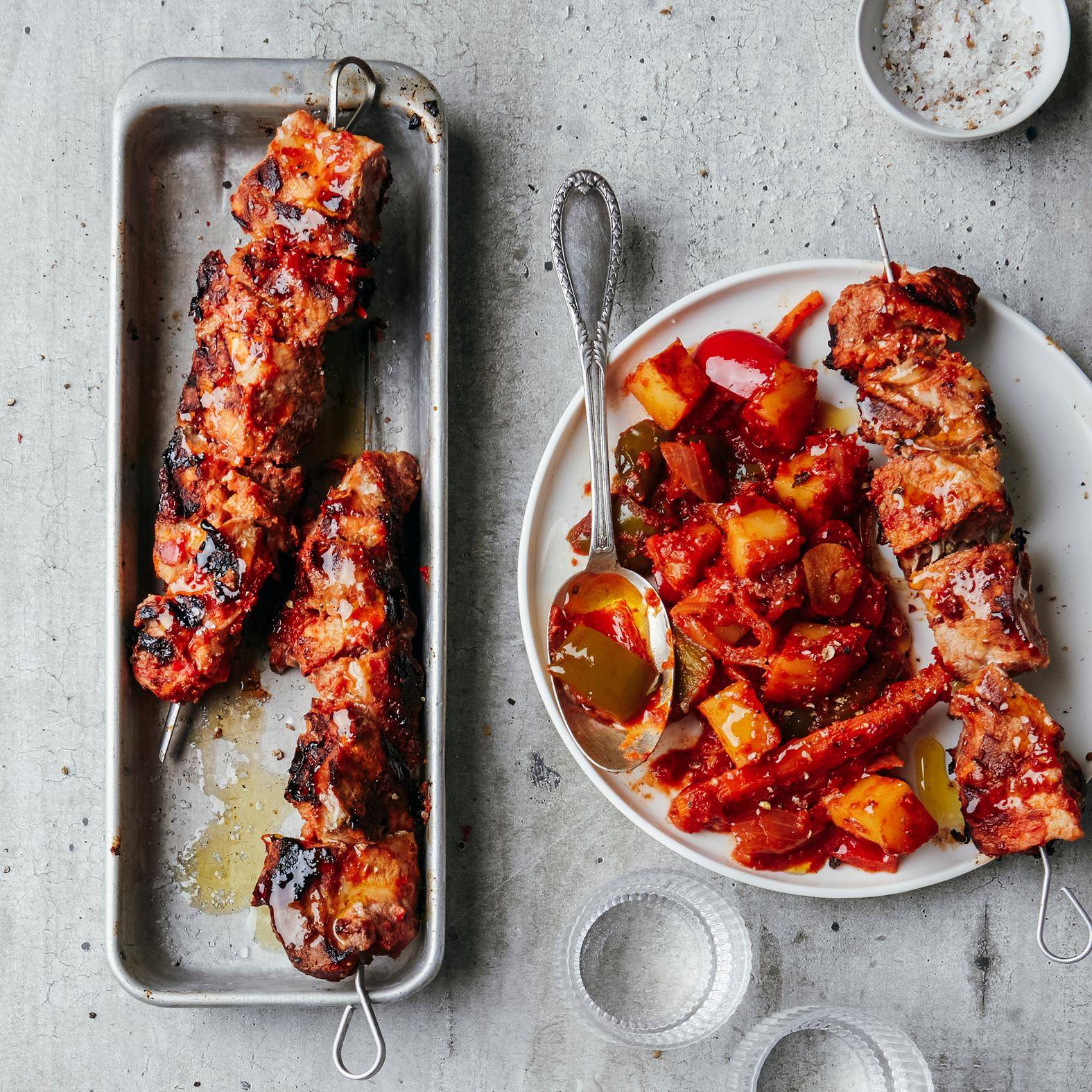 Goulash à la viande grillée - Recepten OptiGrill 2in1 | Tefal