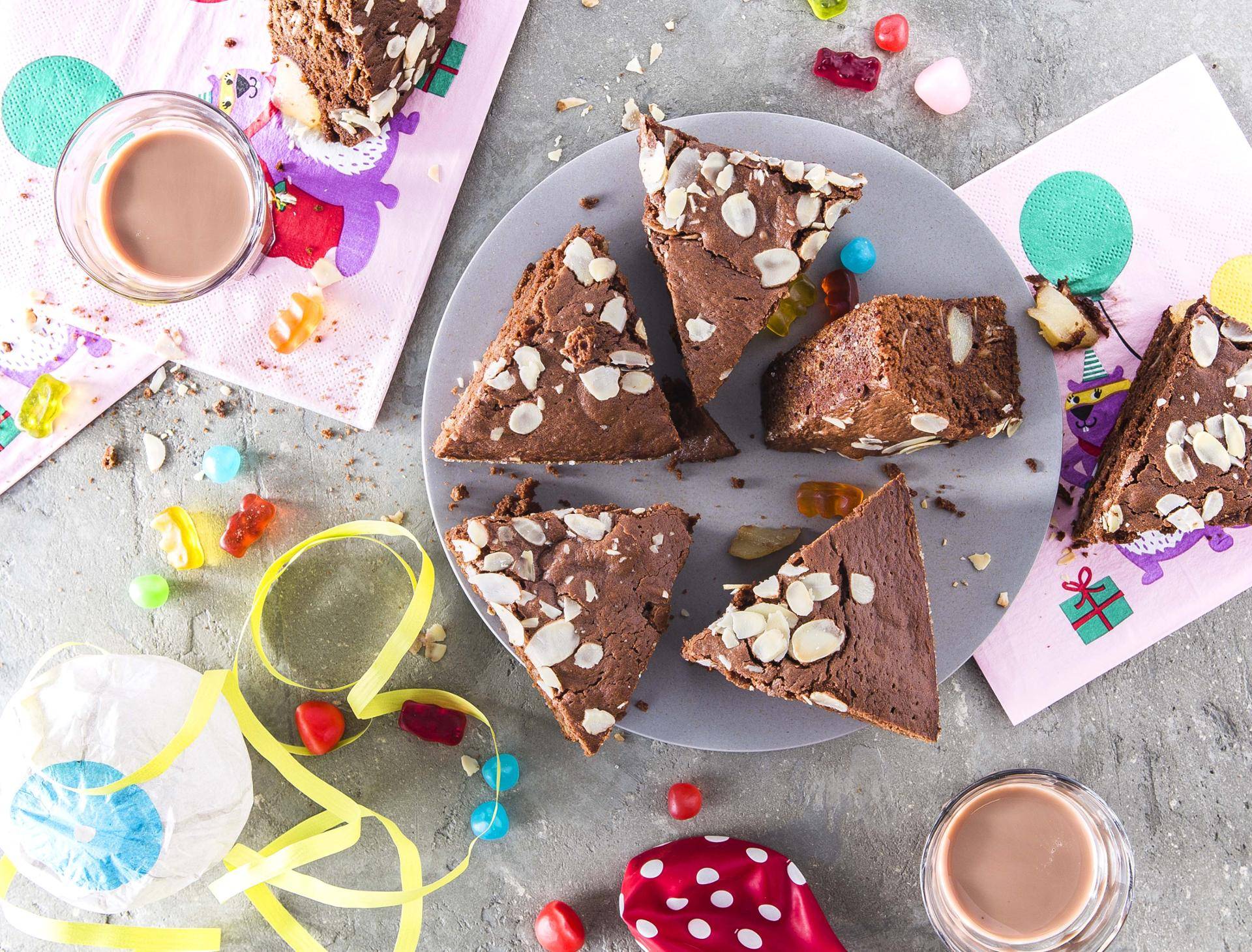 Gâteau aux poires et au chocolat - Recette Cake Factory