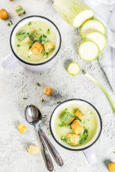 Velouté de courgettes et Vache qui Rit® - Recepten undefined | Tefal