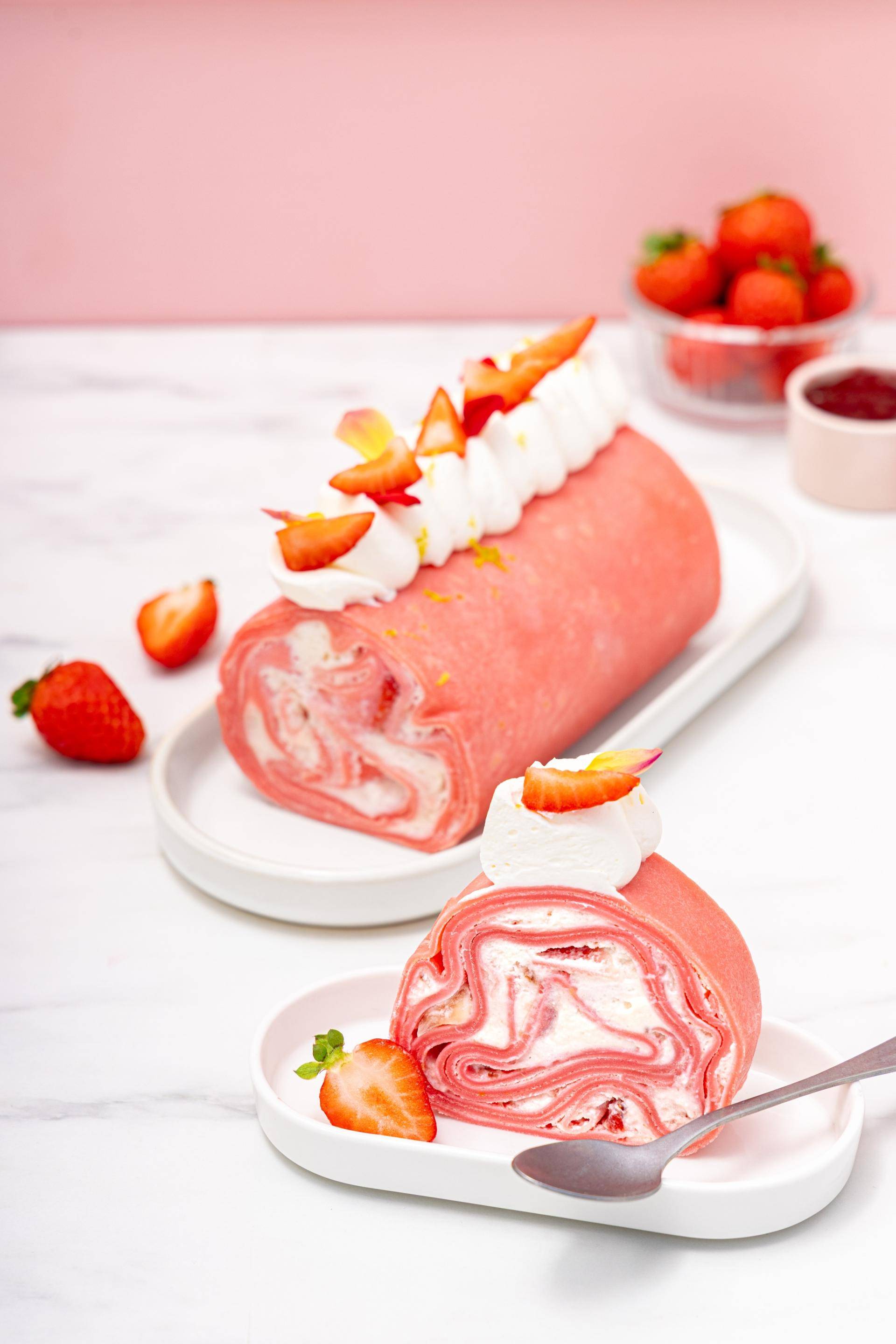 Roulé aux fraises - Recette Poêles et Casseroles | Tefal