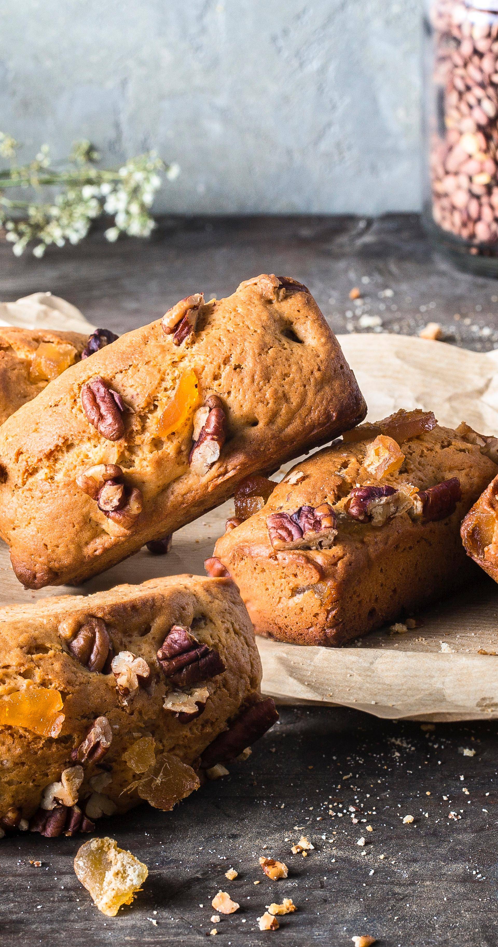Cakes au gingembre et aux noix de pécan - Recette Cake Factory Délices | Tefal