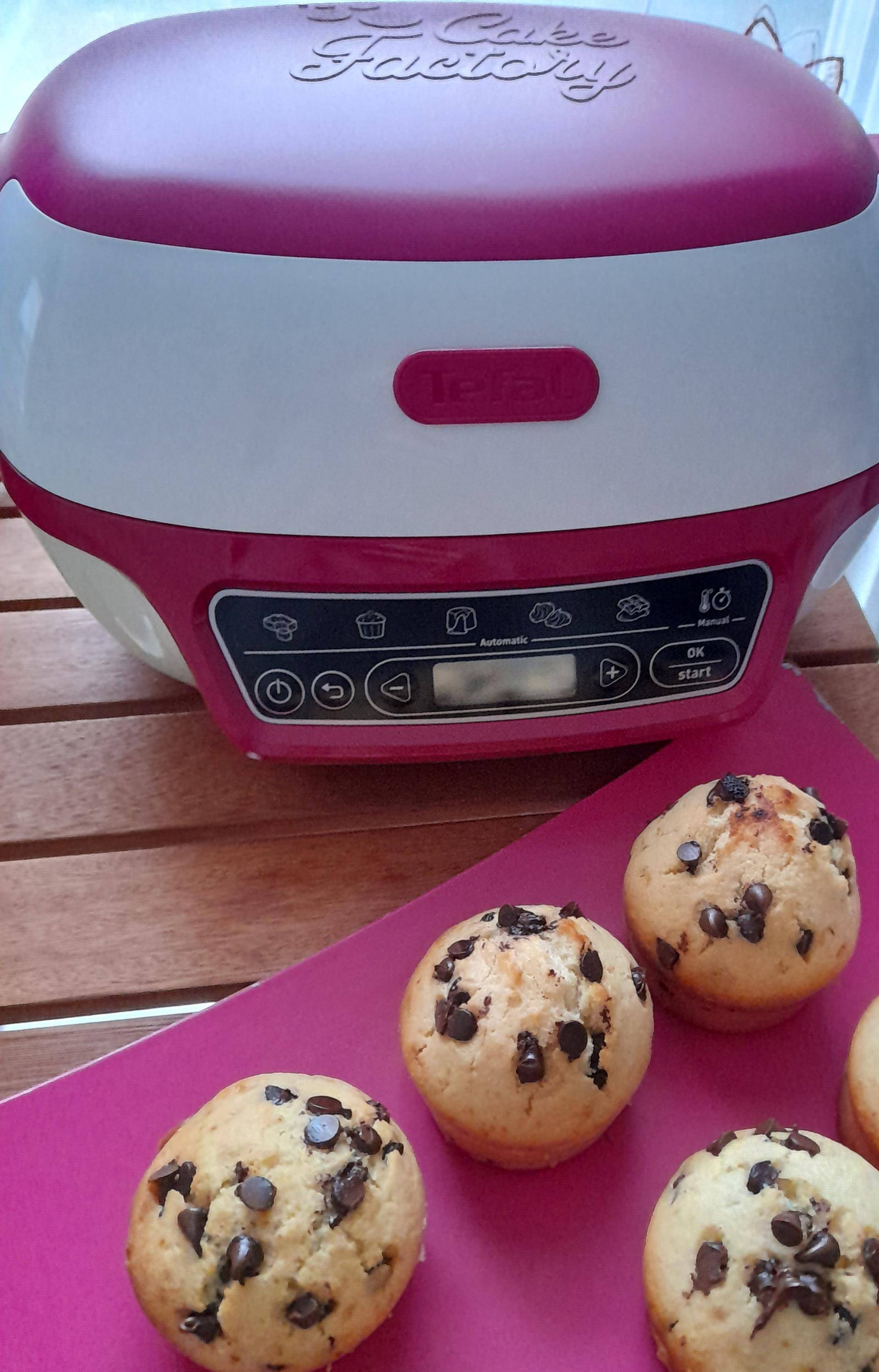 Muffins aux pépites de chocolat - Recepten Cake Factory | Tefal