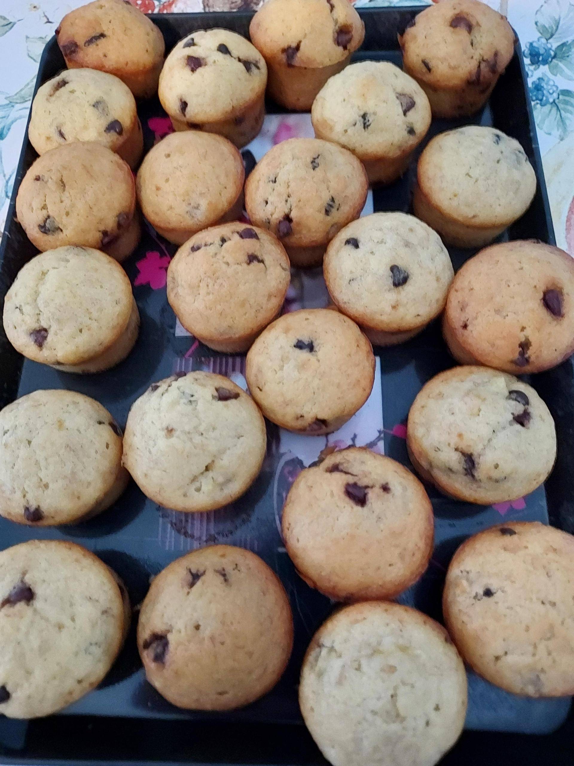 Mini muffins banane chocolat - Recette Cake Factory | Tefal