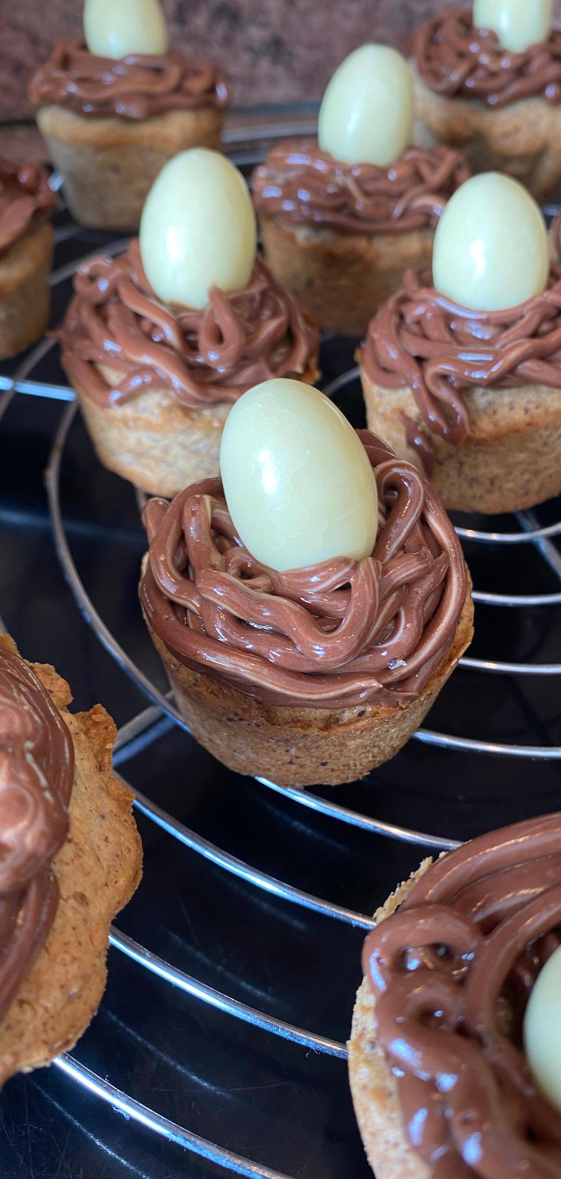 Petits nids de Pâques choco noisette - Recette Cake Factory | Tefal