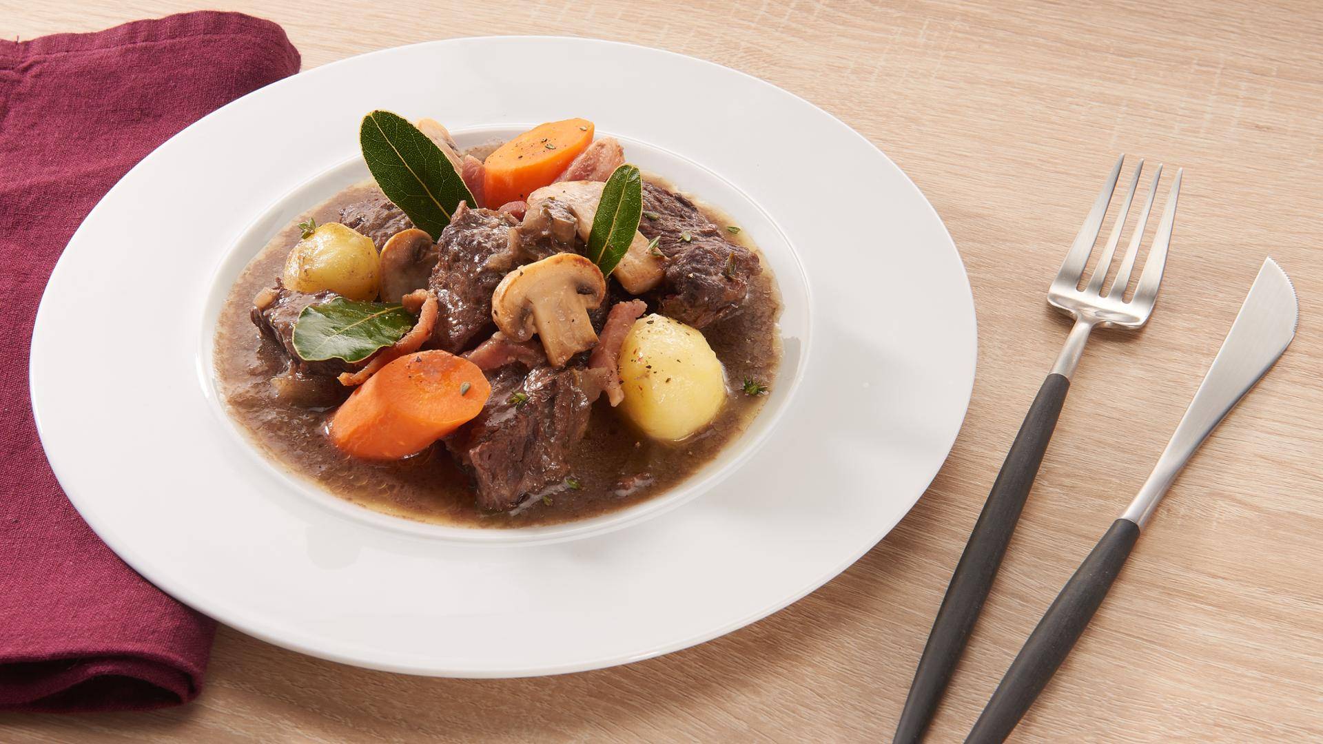 Bœuf bourguignon - Recette Poêles et Casseroles | Tefal