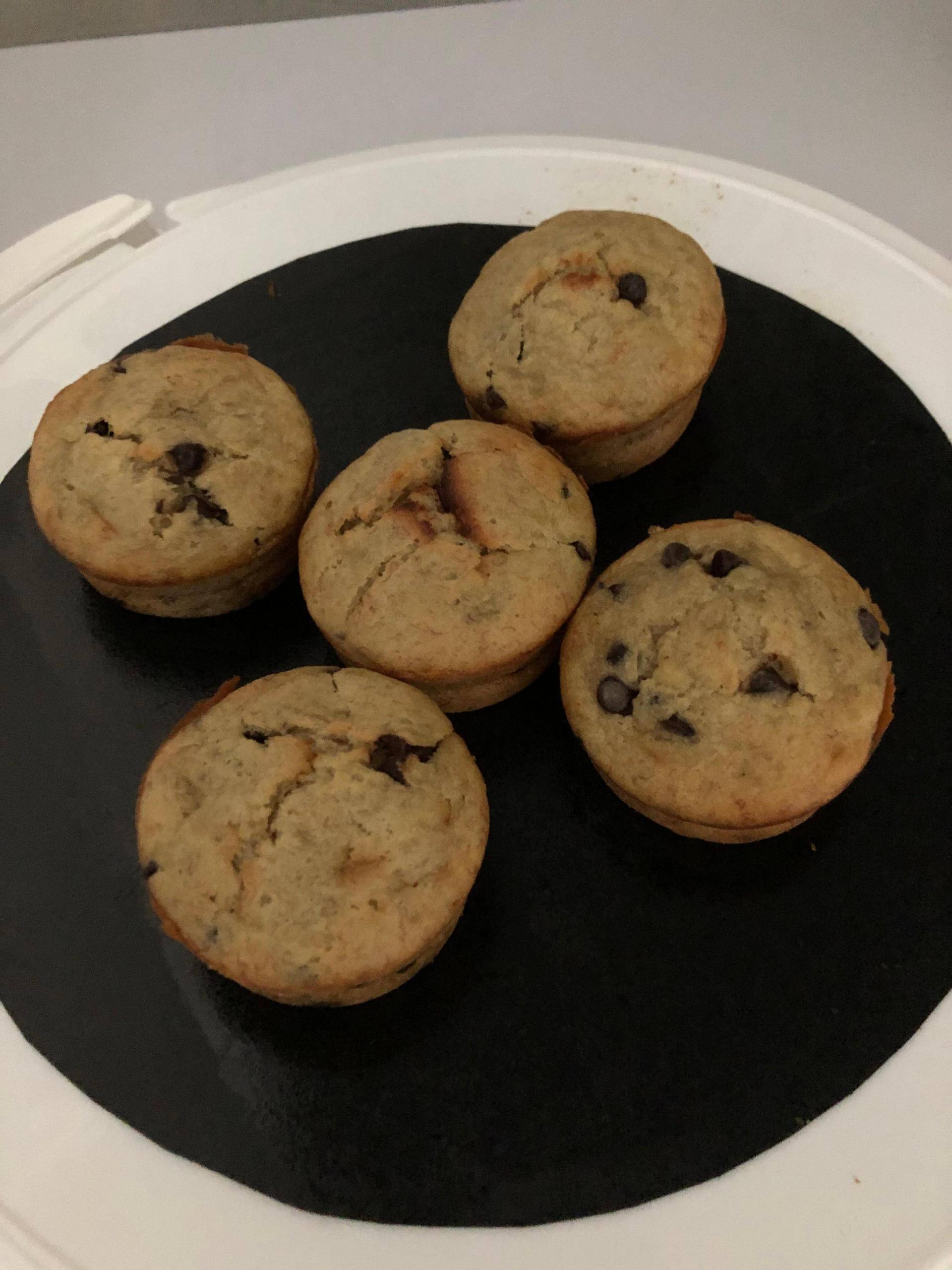 Muffins banane & pépites de chocolat - Recepten Cake Factory | Tefal