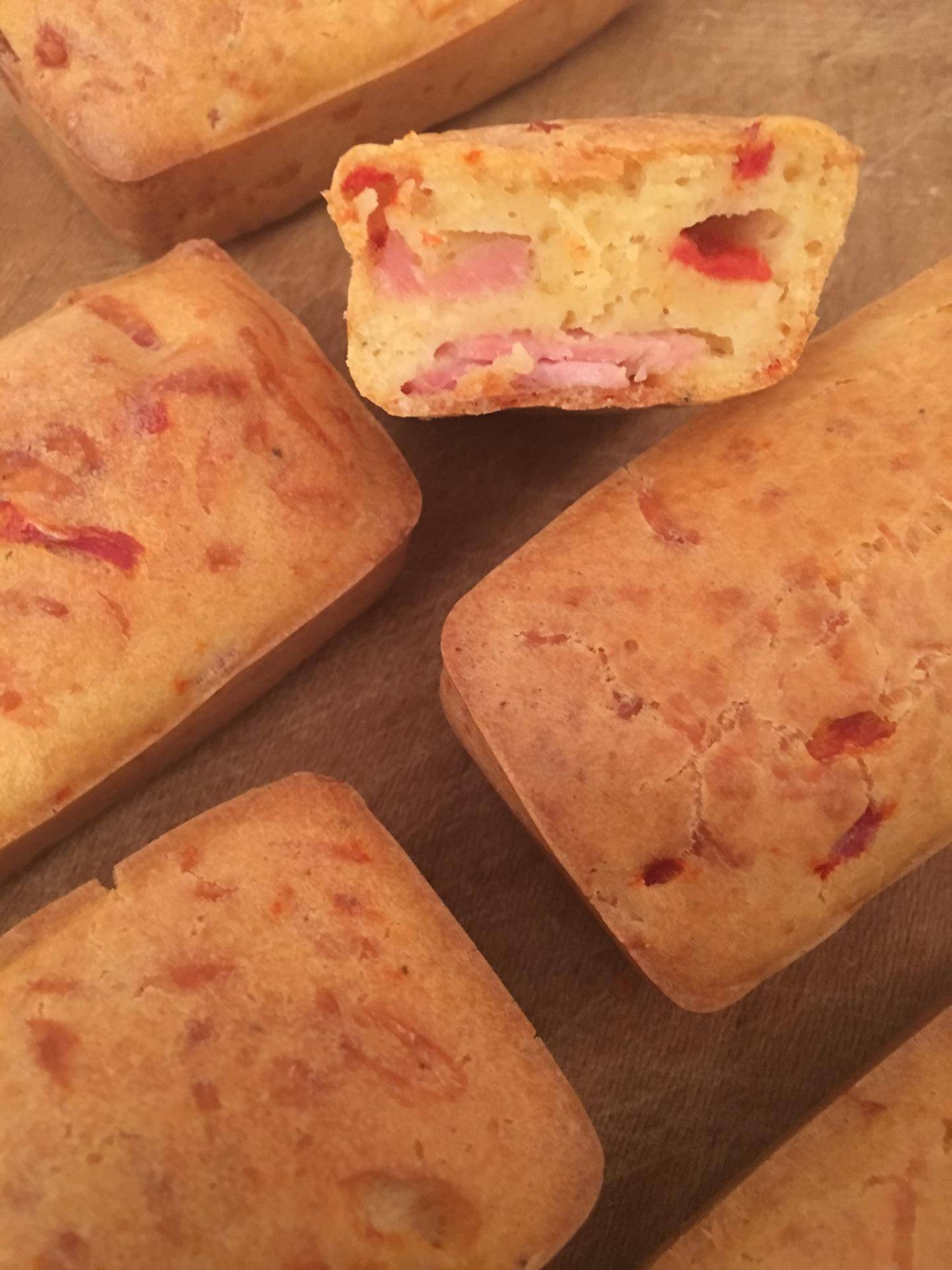 Cakes jambon piquillos - Recette Cake Factory | Tefal