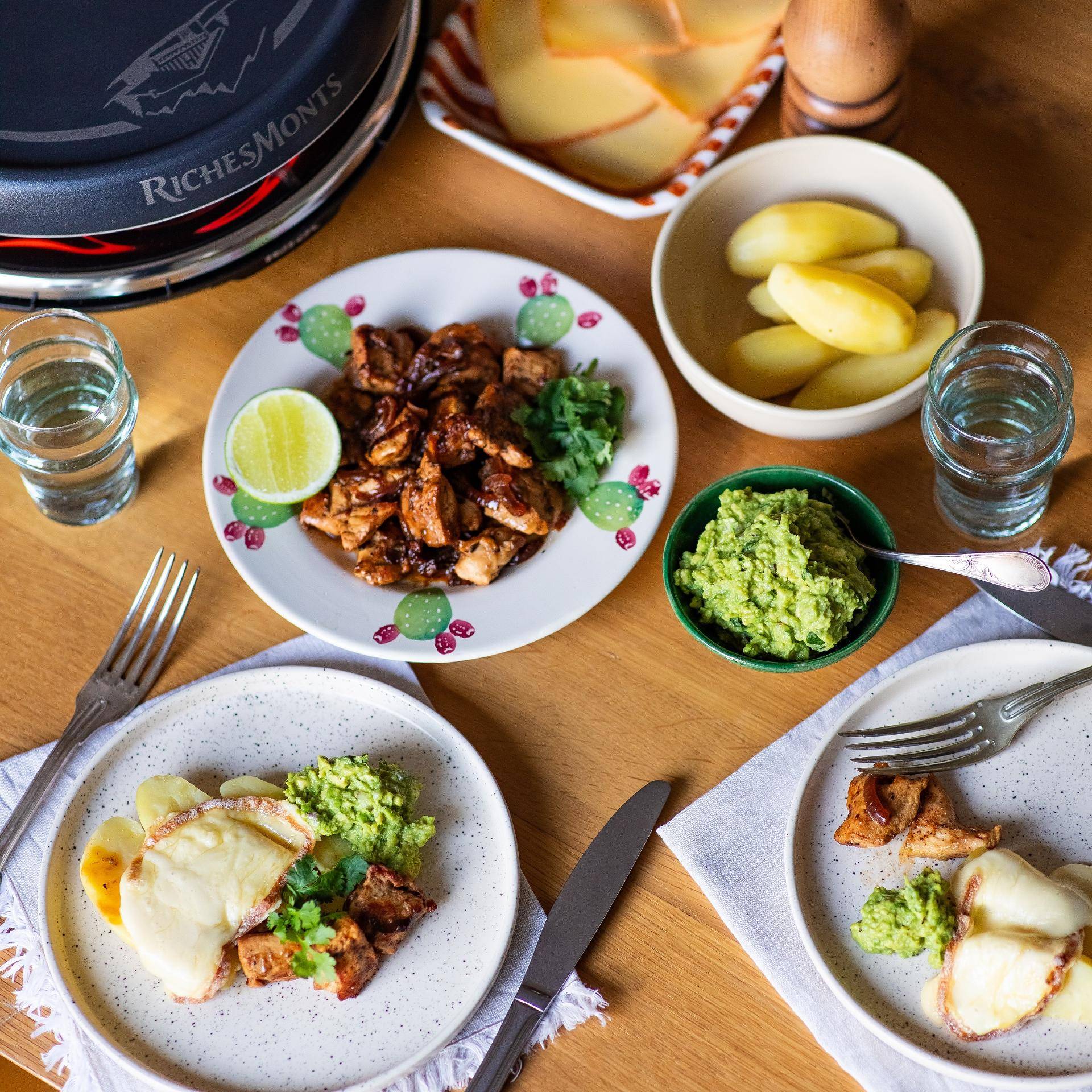 Raclette aux airs mexicains - Recepten Raclettes fondues pierrades | Tefal