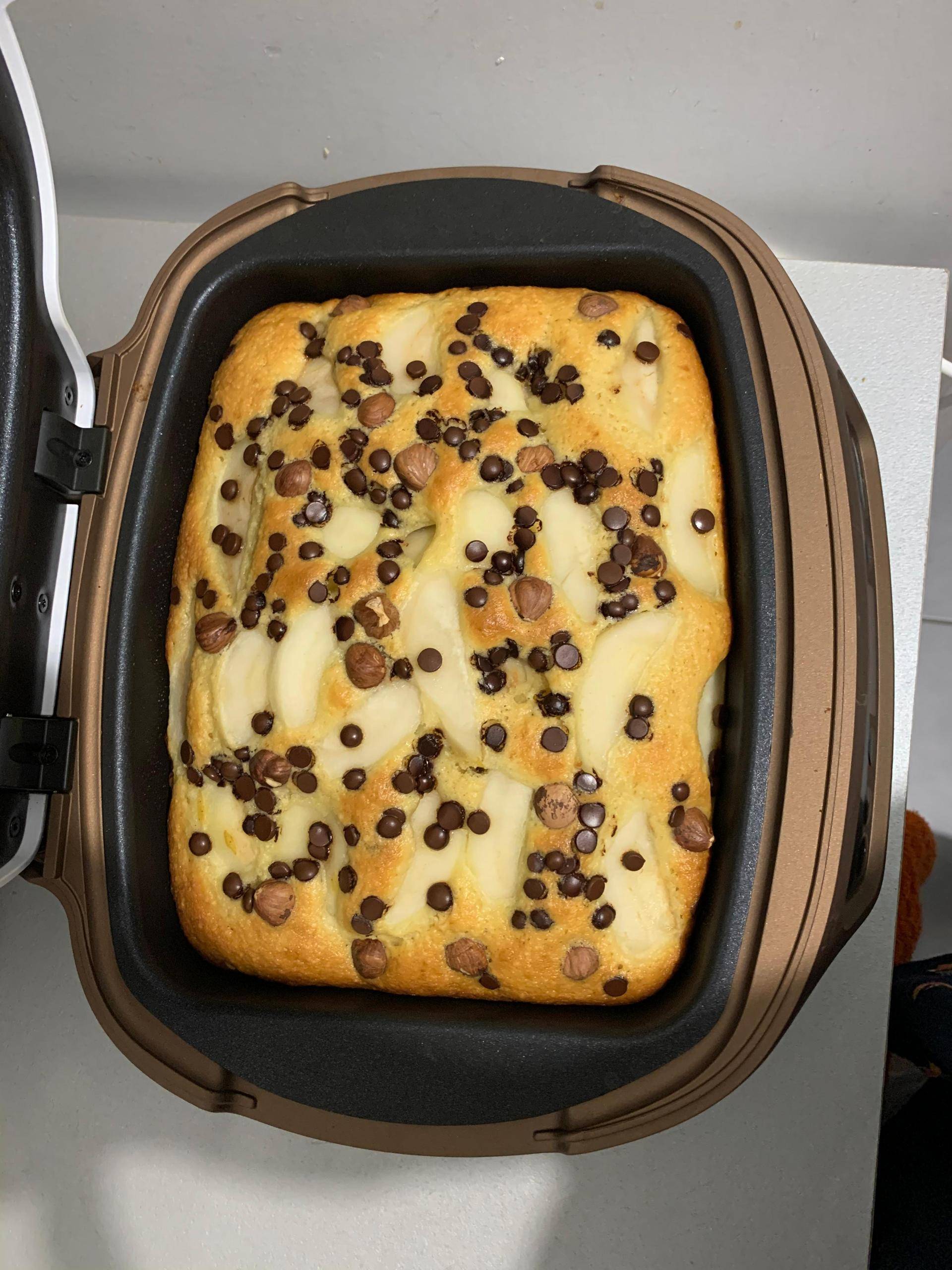 Gâteau aux poires et pépites de chocolat - Recepten Cake Factory | Tefal