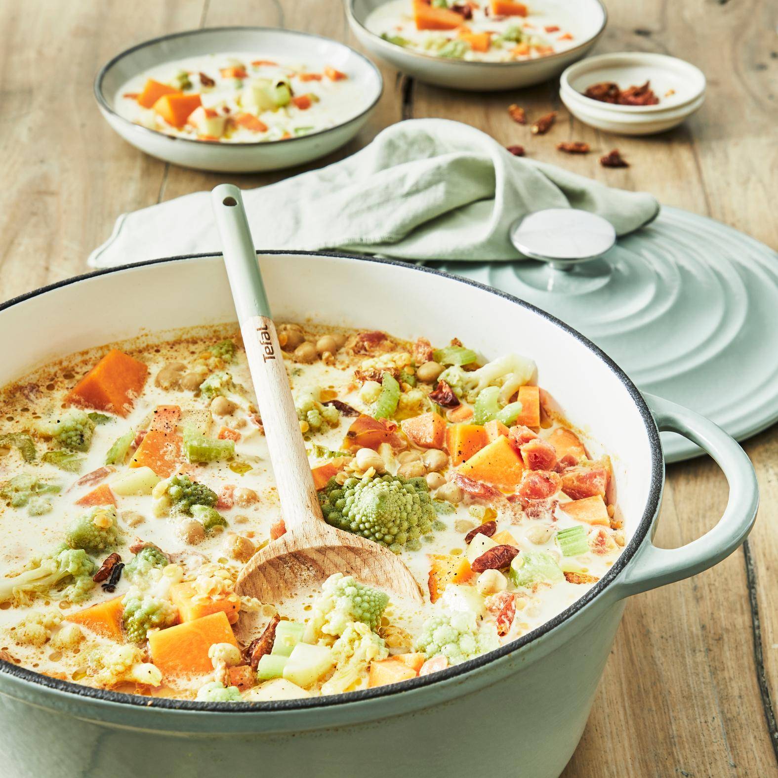 Curry veggie d'hiver - Recepten Poêles et Casseroles | Tefal