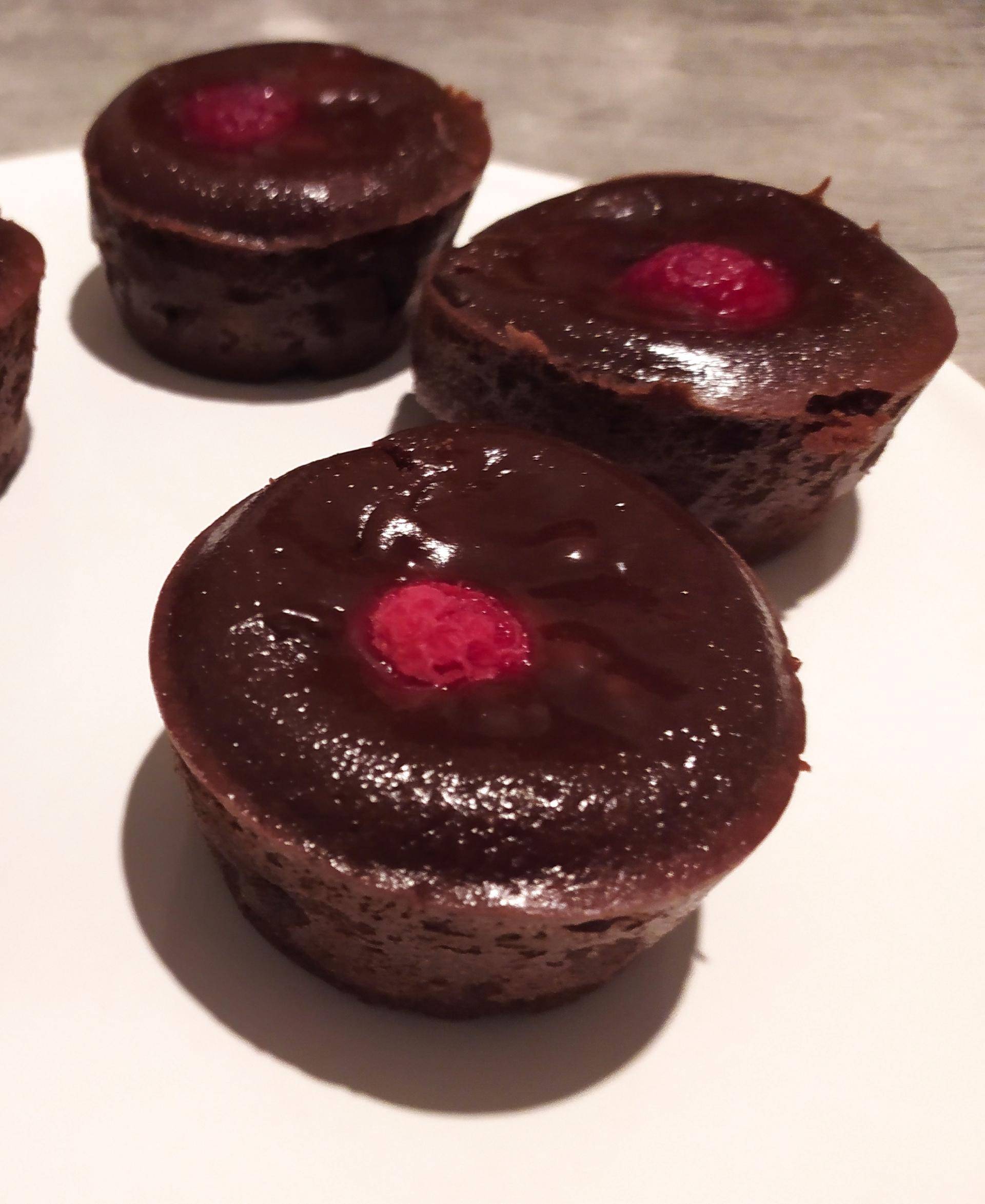 Fondants au chocolat,coeur framboise - Recette Cake Factory | Tefal
