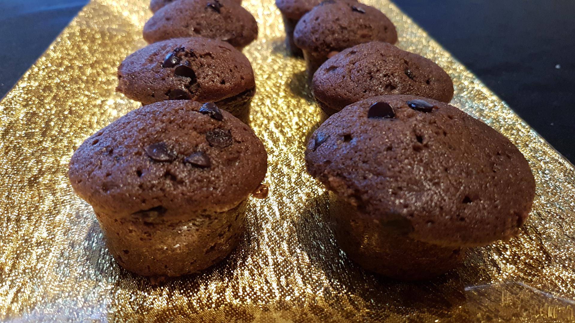 Mini muffins double chocolat - Recepten Cake Factory | Tefal