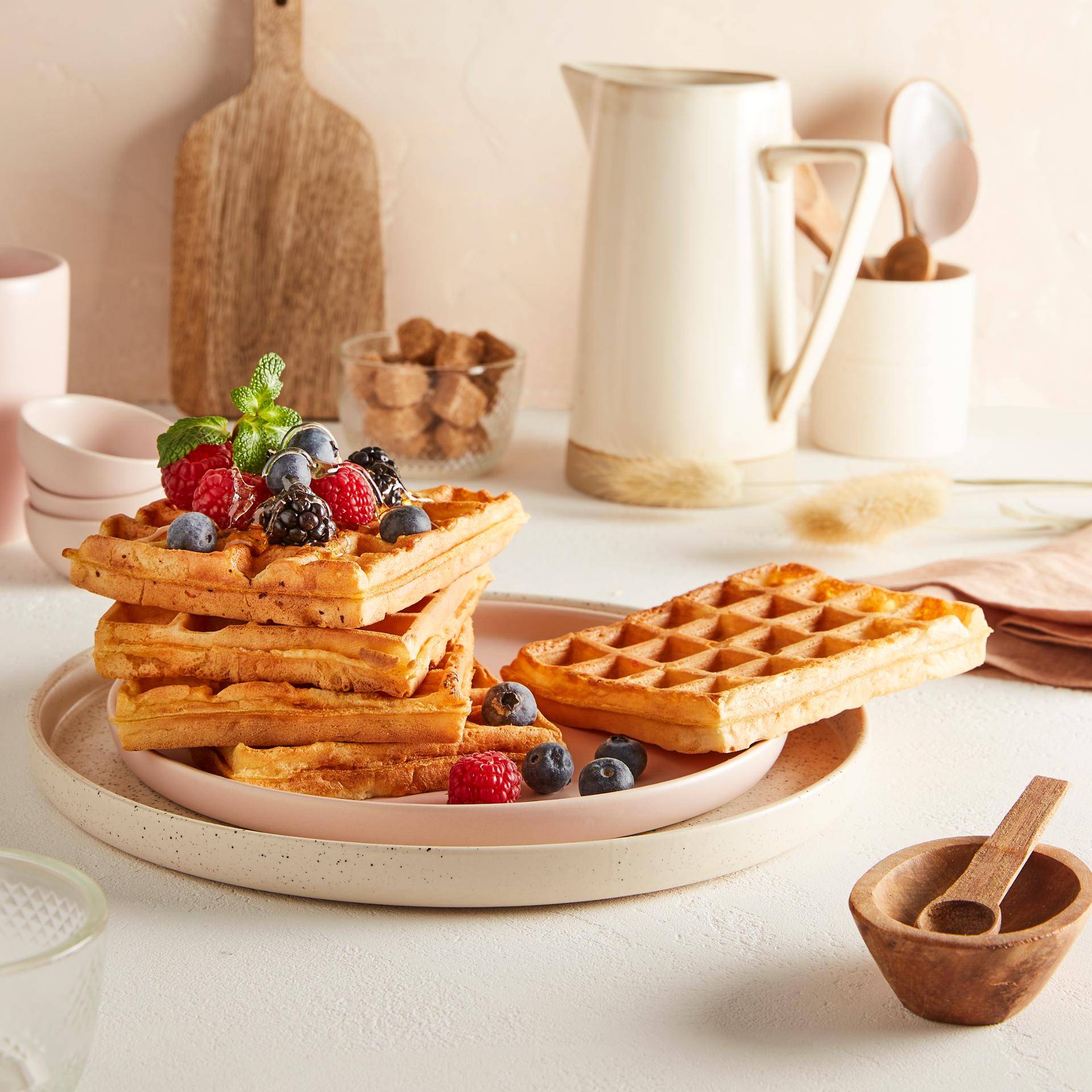 Gaufres moelleuses - Recette Croques monsieur et gaufriers | Tefal