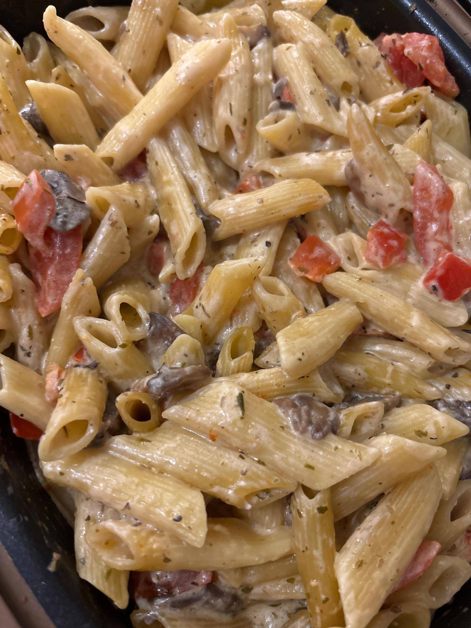 One Pot Pâtes Fêta Tomate Champignon - Recette Cake Factory | Tefal