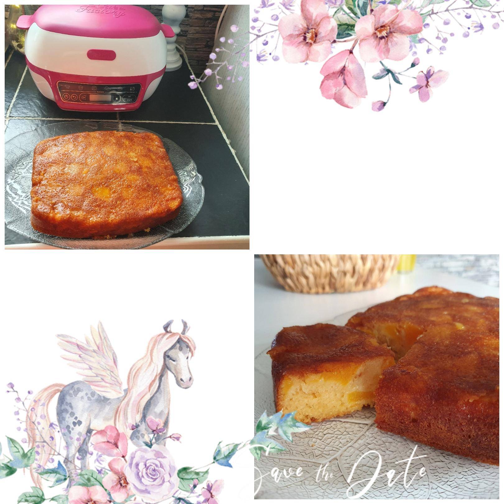 Gâteau aux pêches - Recepten Cake Factory | Tefal